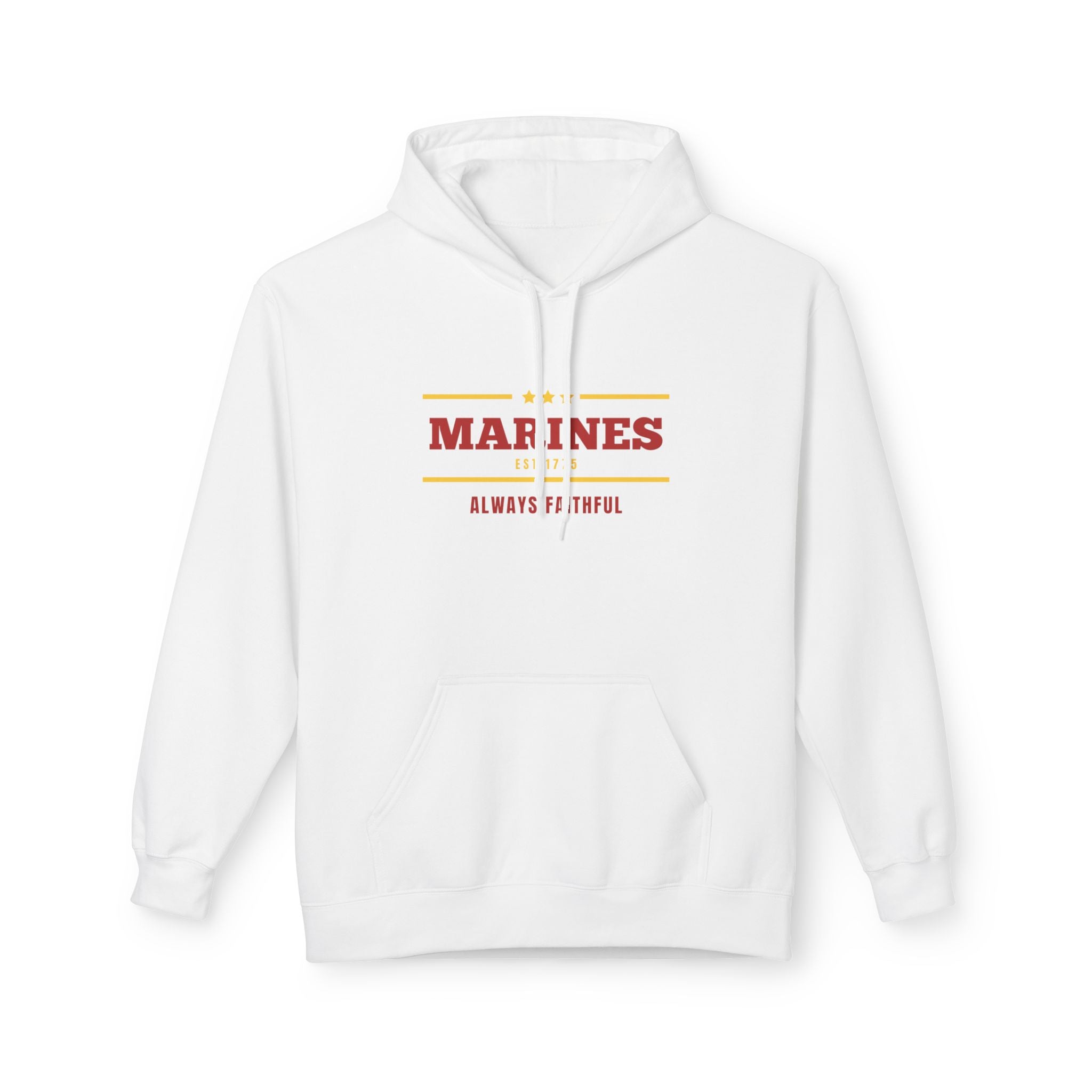 Marines "Always Faithful" Hoodie – Military Veteran Tribute Pullover