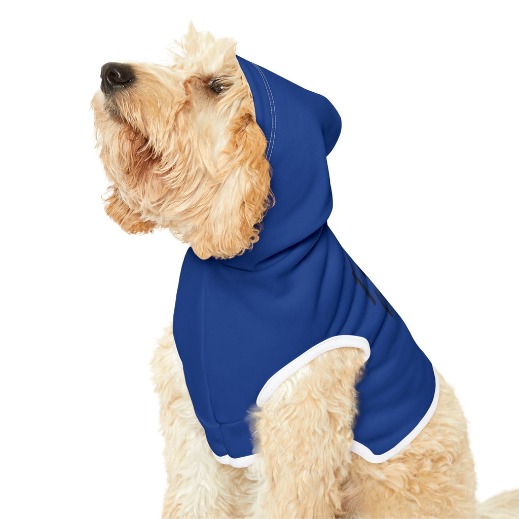 Pet Hoodie — "Furr Baby" Blue Dog & Cat Hoodie with Paw Heart