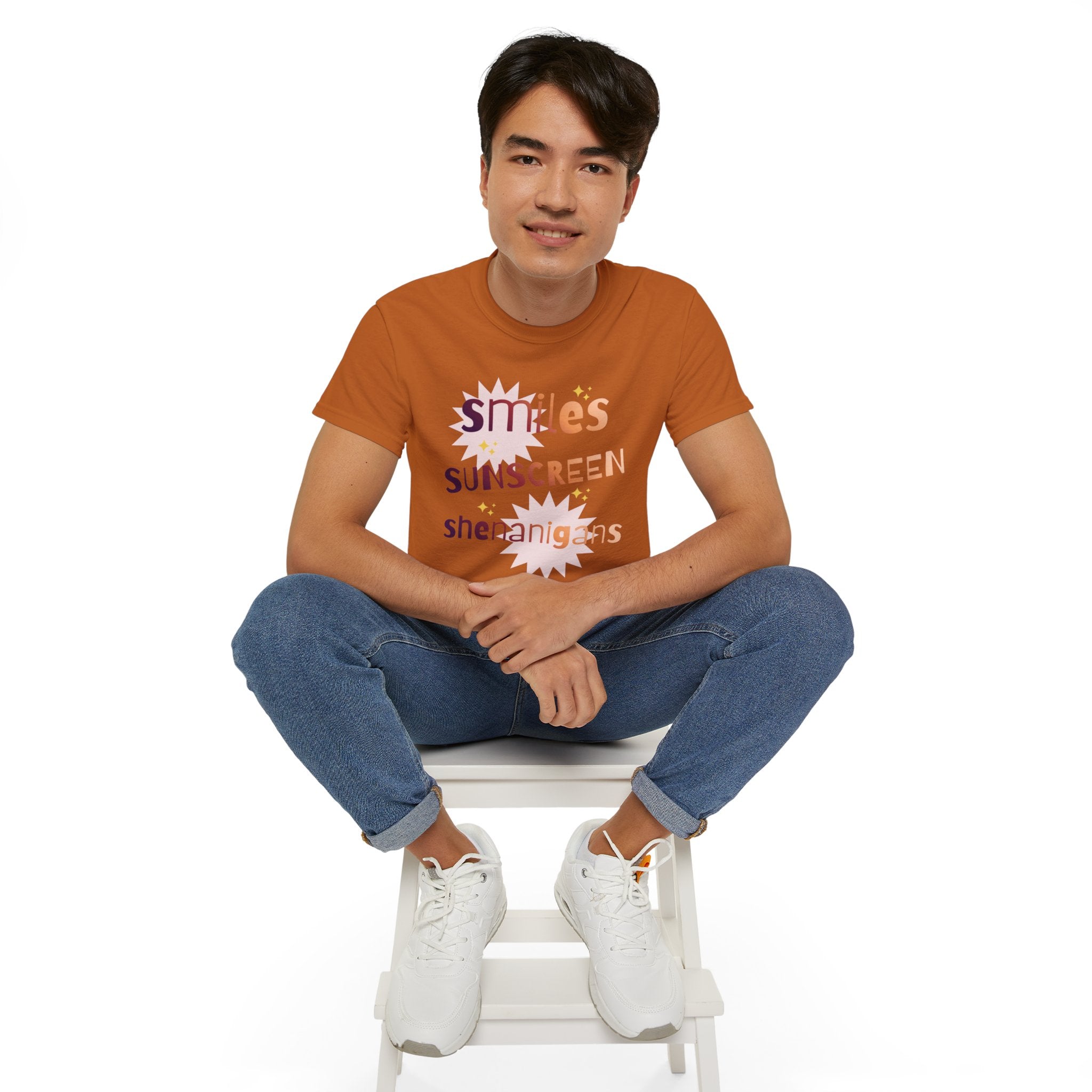 Smiles Sunscreen Shenanigans Tee — Fun Summer Beach Shirt