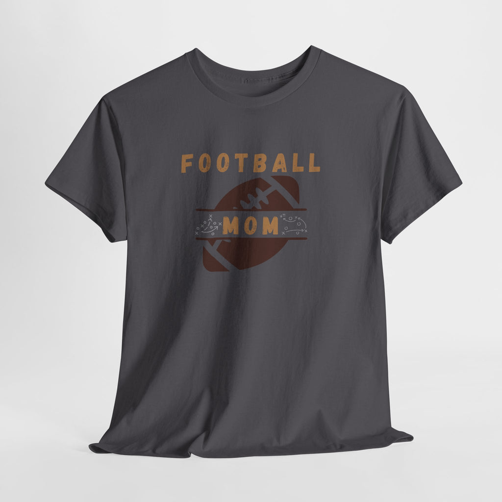 Football Mom T-Shirt — Retro Brown Football Design