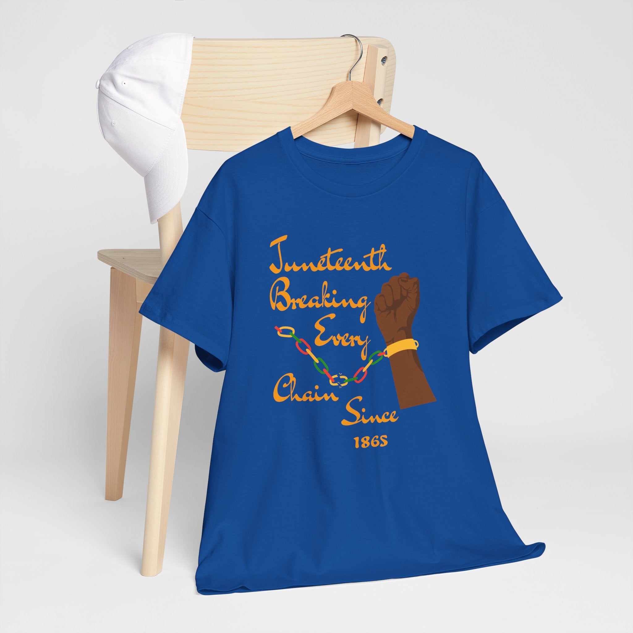 Juneteenth Freedom Tee — "Breaking Every Chain Since 1865"