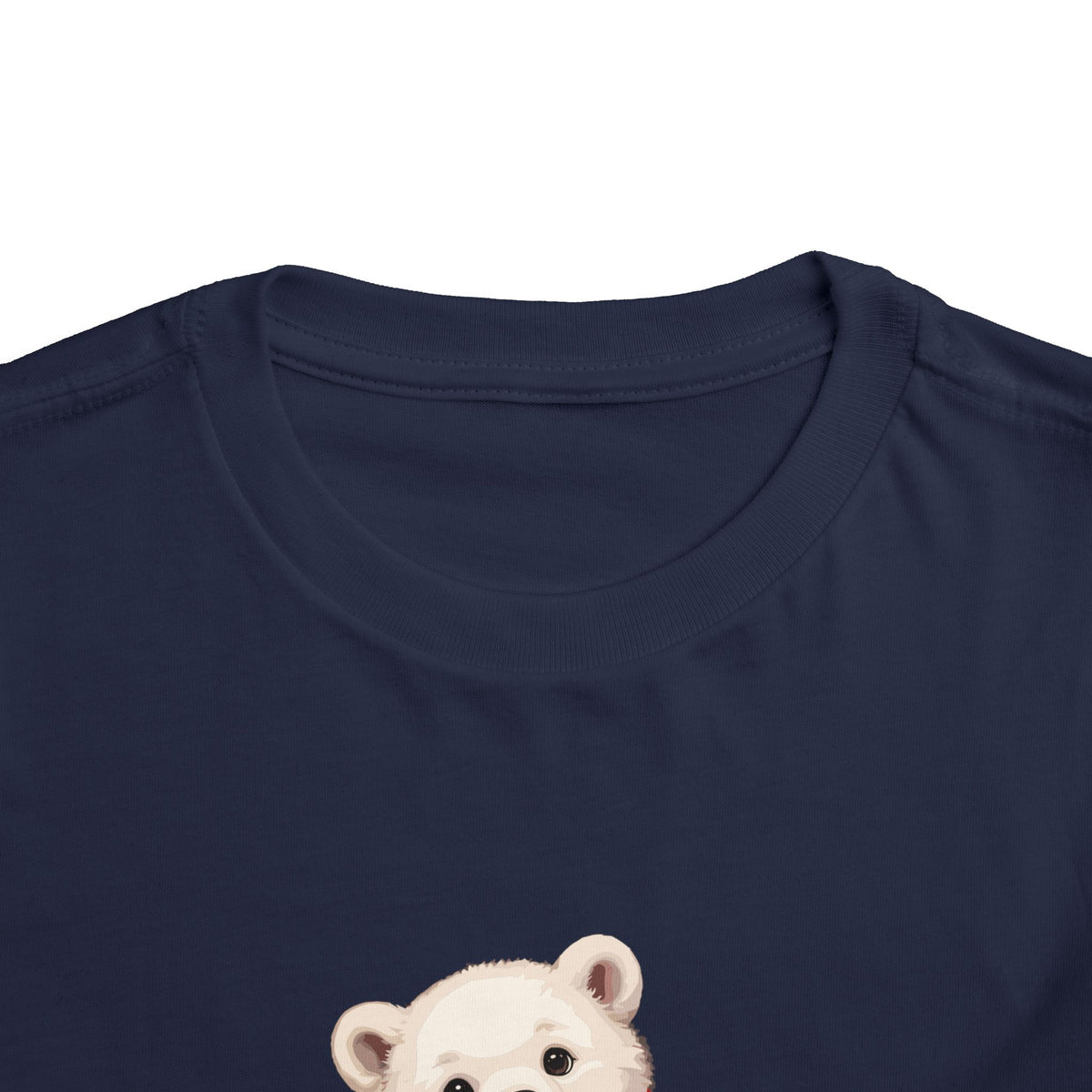 Ho Ho Ho Teddy Bear Christmas Toddler Short Sleeve Tee
