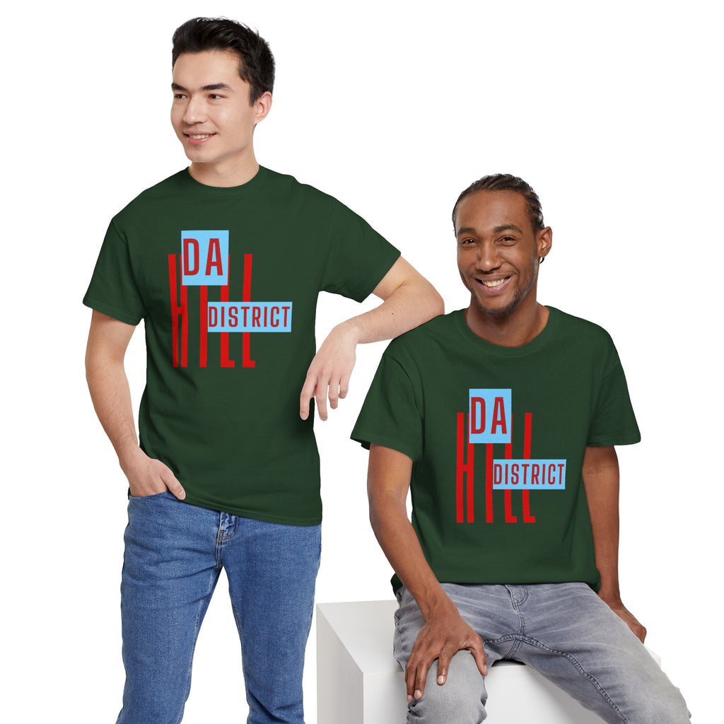Hill District Retro Logo T‑Shirt — "Da Hill District" Pittsburgh Pride Tee