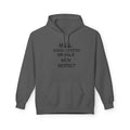 Hill District Raised & Tested Hoodie — 'Handle With Respect' Flame Graphic