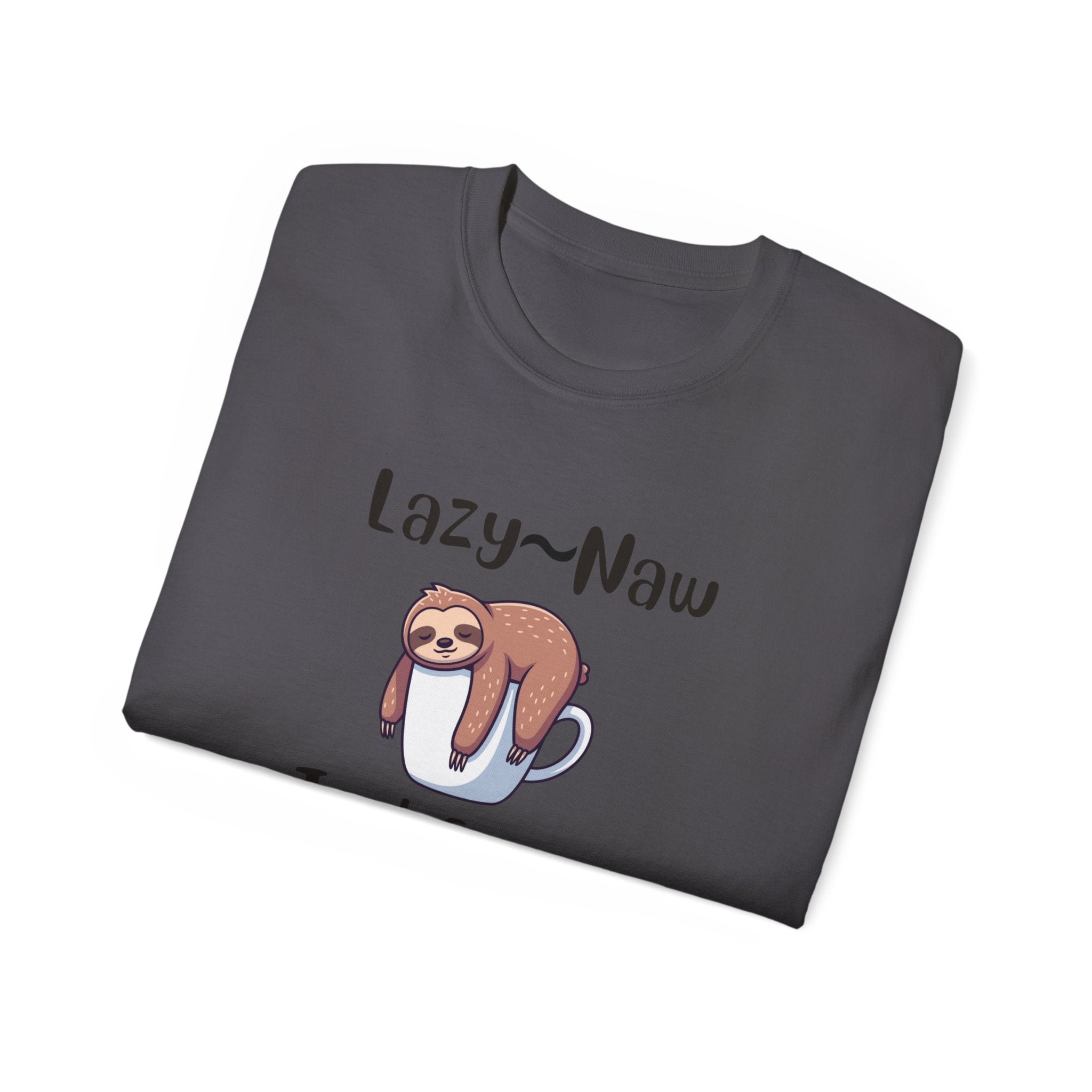 Sloth 'Lazy-Naw — Just Energy Efficient' T-Shirt