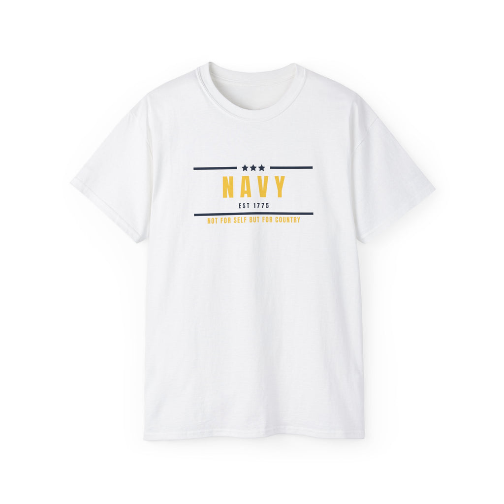 Navy Est. 1775 Military Graphic Tee — Veteran & Navy Support Shirt
