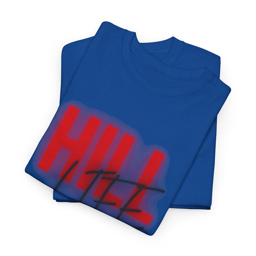 Hill Life Tee — Red Gradient Graphic T-Shirt