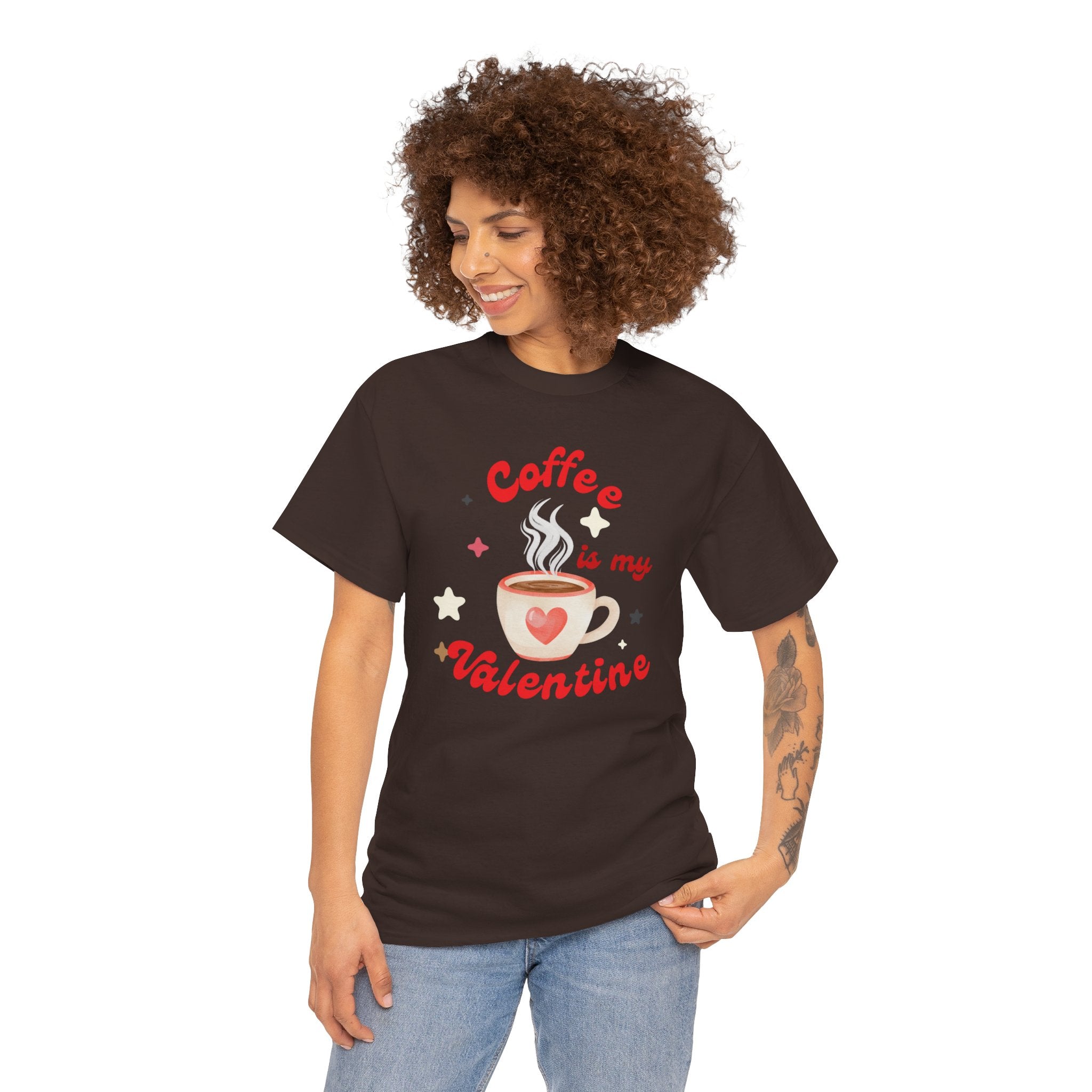 Coffee Is My Valentine Tee — Cute Valentine’s Day Coffee Shirt