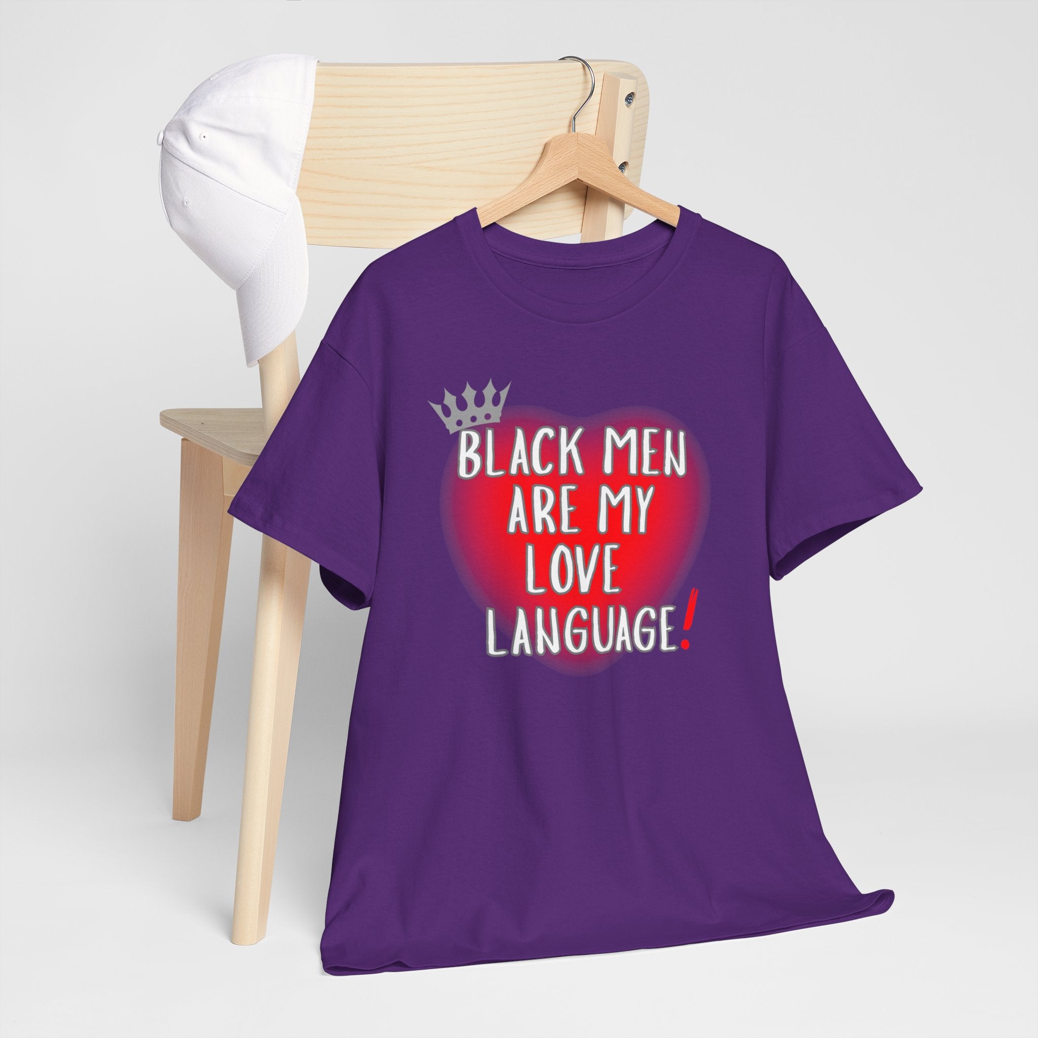 Love Language Tee — "Black Men Are My Love Language" Graphic T-Shirt