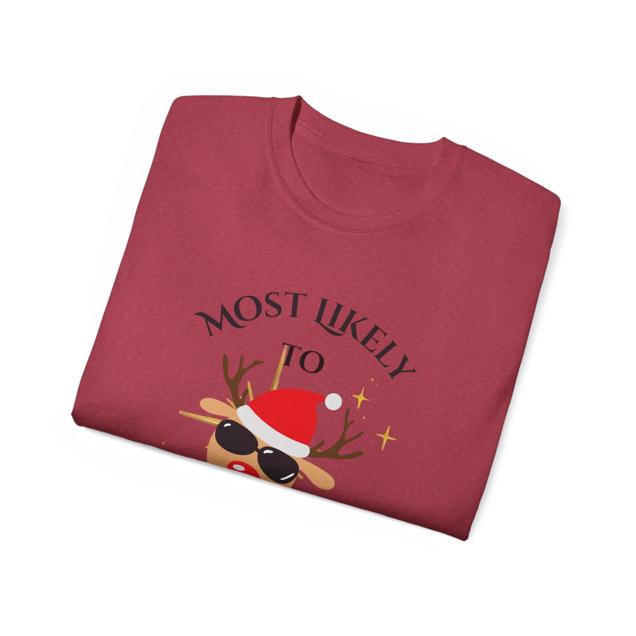 Most Likely to Argue Over Monopoly, Funny Gift, Christmas Tee, Family Game Night Shirt, Party Attire