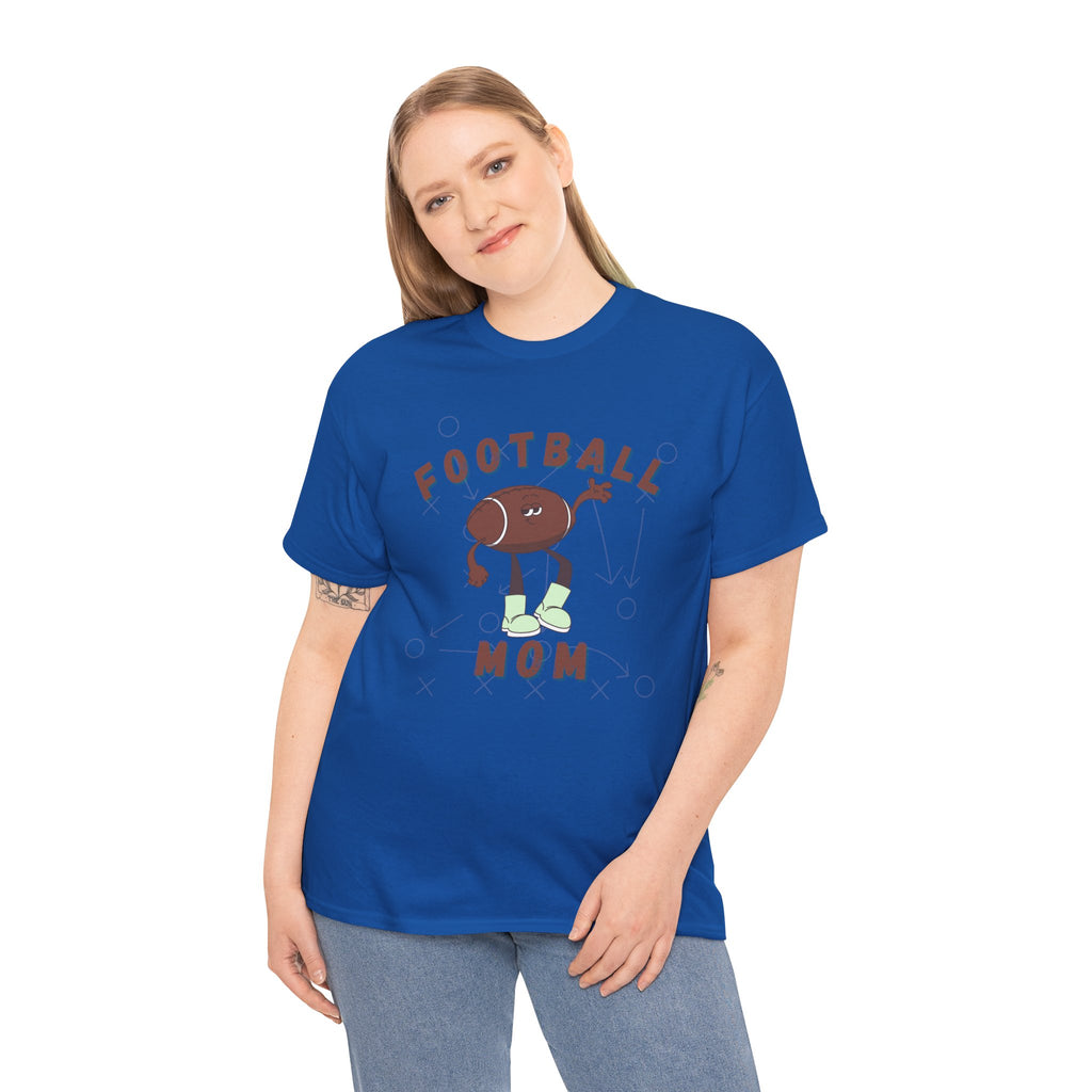 Football Mom graphic Unisex Heavy Cotton Tee