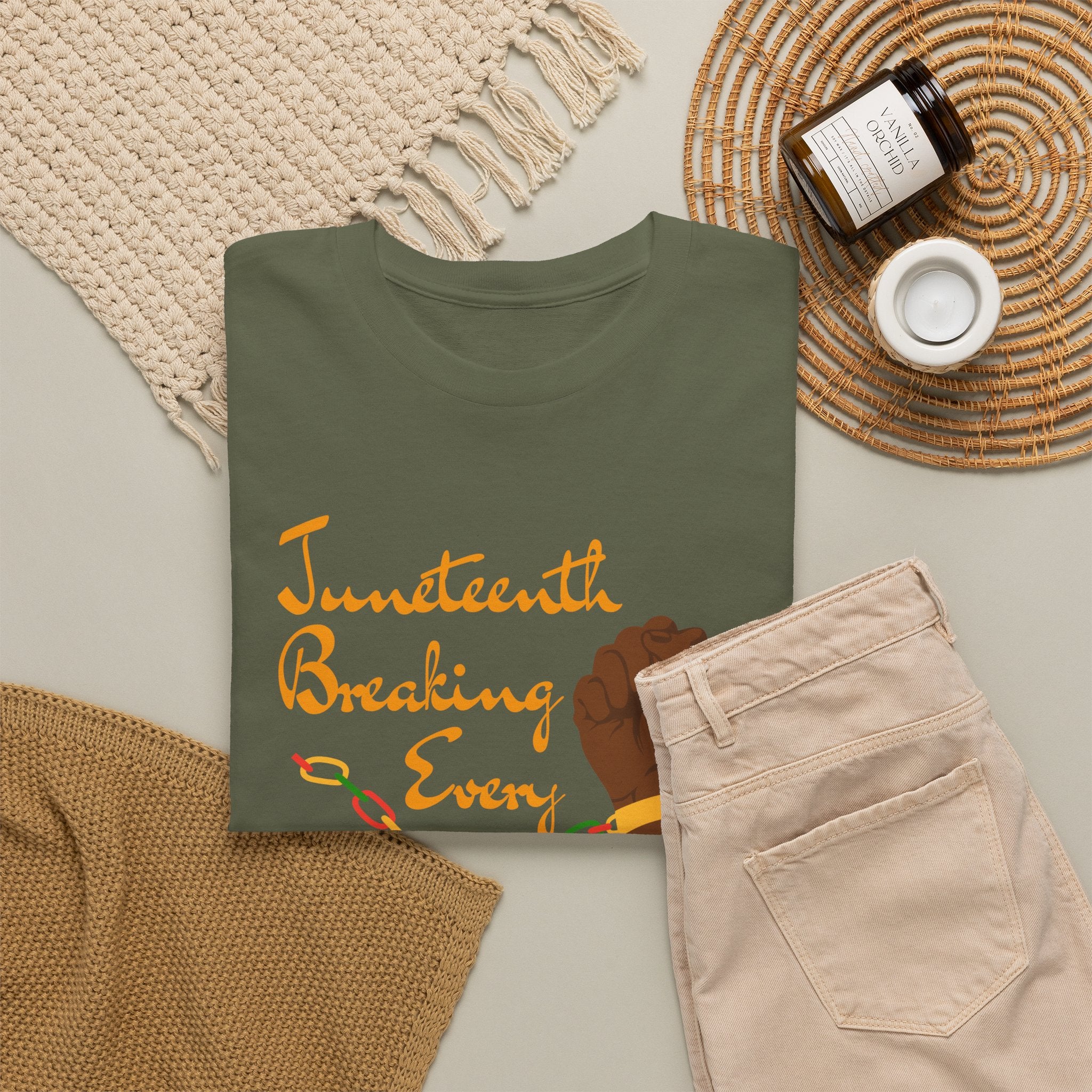 Juneteenth Freedom Tee — "Breaking Every Chain Since 1865"