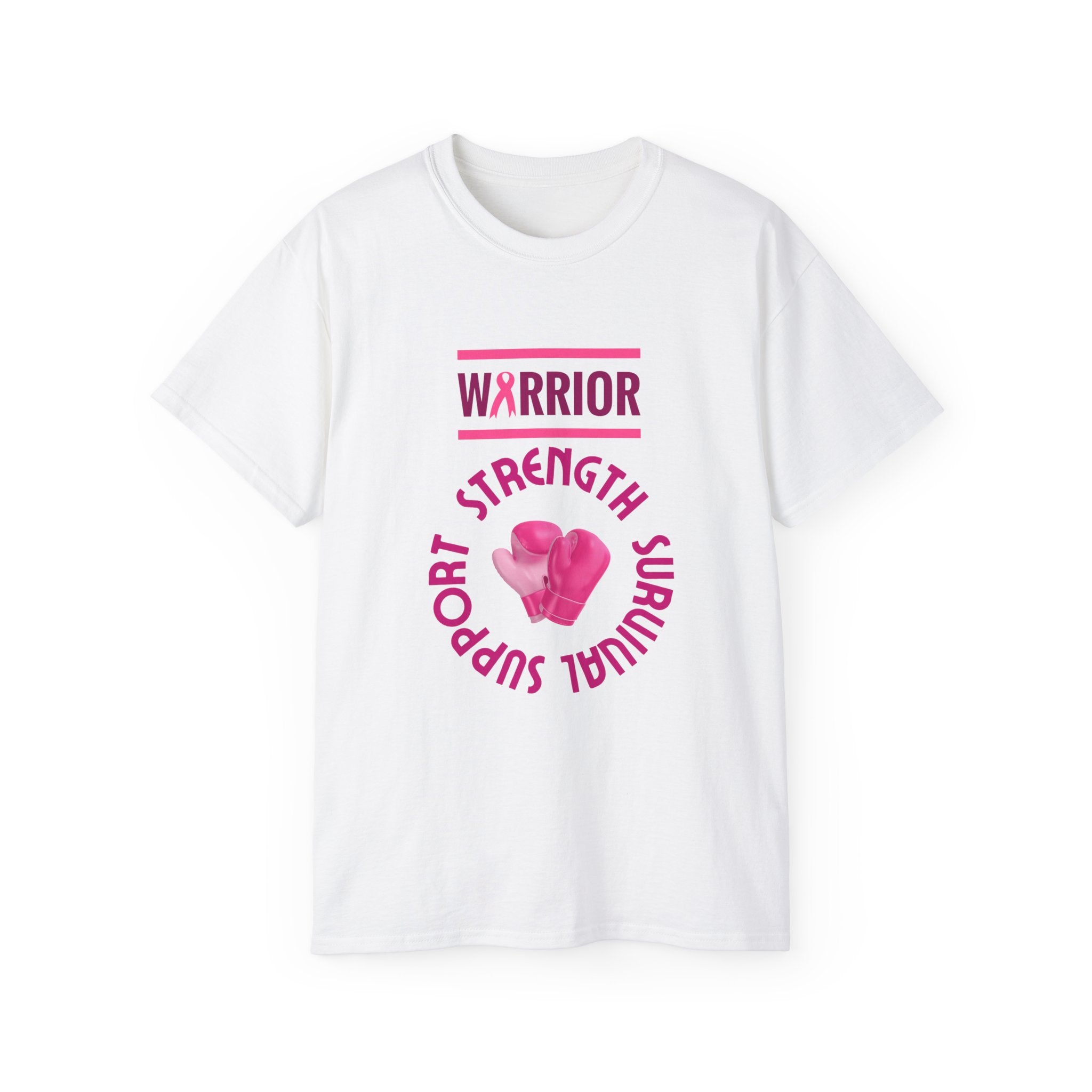 Breast Cancer Warrior T-Shirt — Support Strength Survival Tee