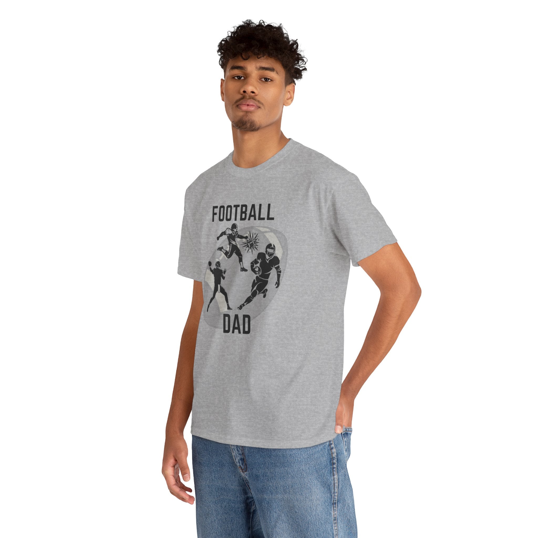 Football Dad T-Shirt – Proud Sideline Tee for Dad
