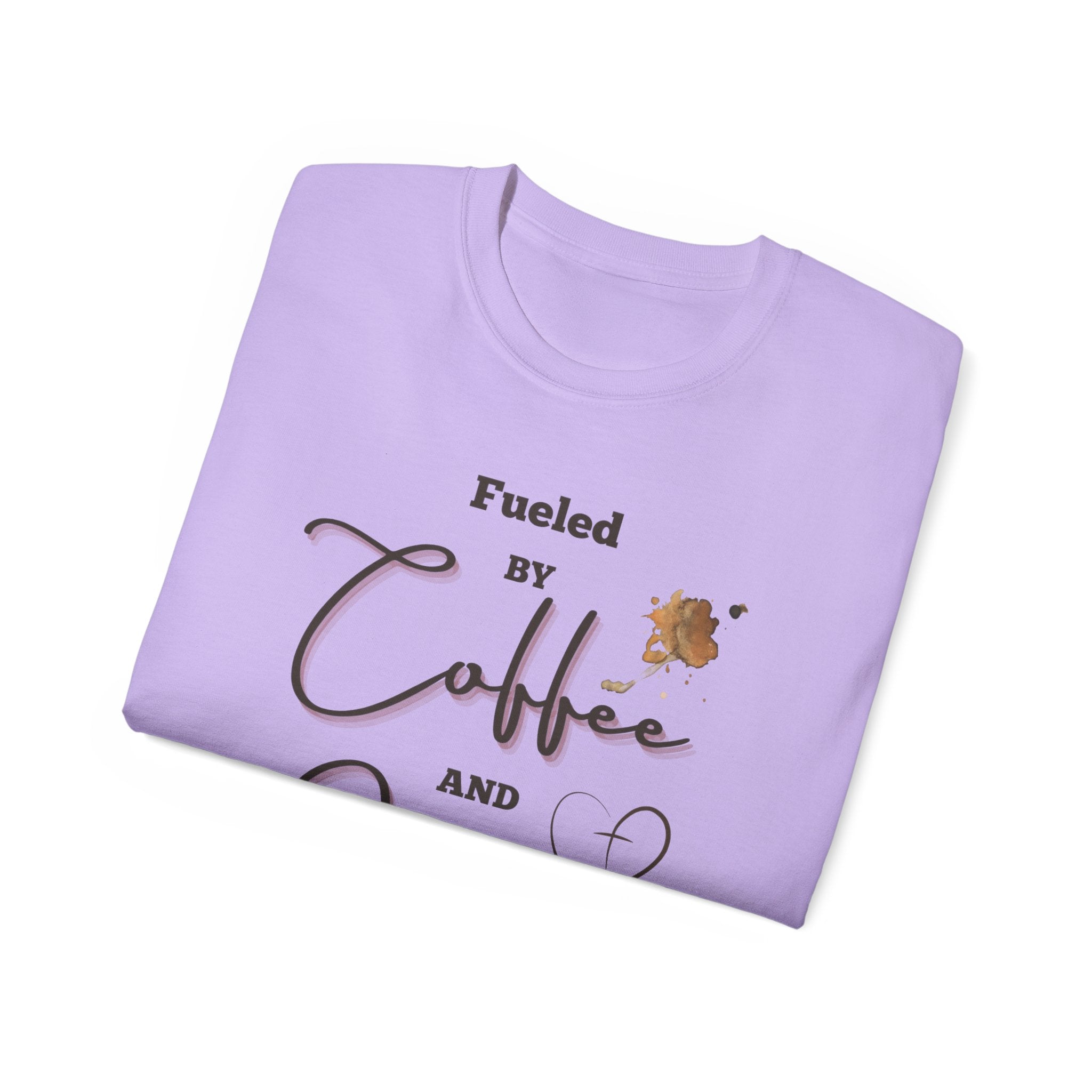 Coffee and Jesus T‑Shirt — "Fueled by Coffee and Jesus" Faith Graphic Tee