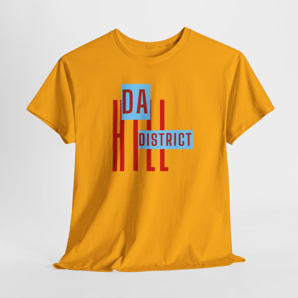 Hill District Retro Logo T‑Shirt — "Da Hill District" Pittsburgh Pride Tee