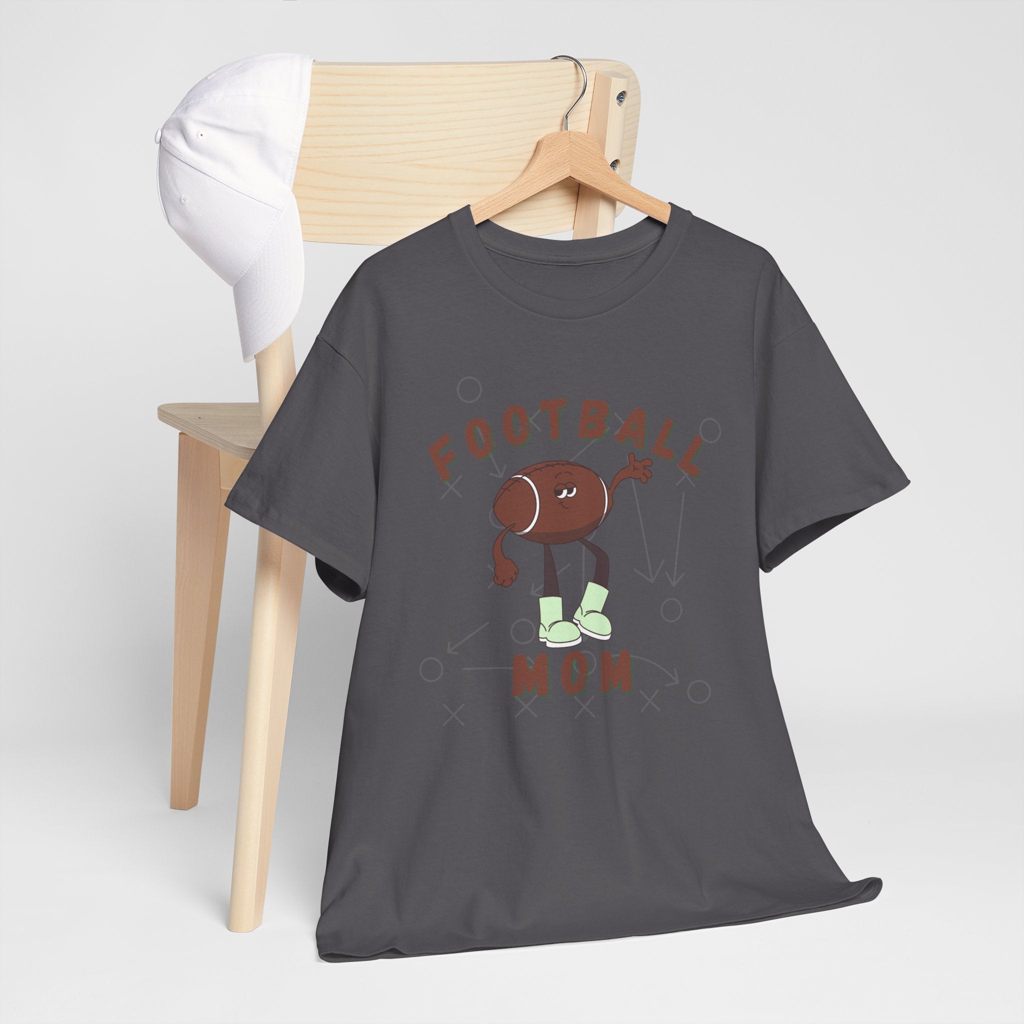 Football Mom graphic Unisex Heavy Cotton Tee