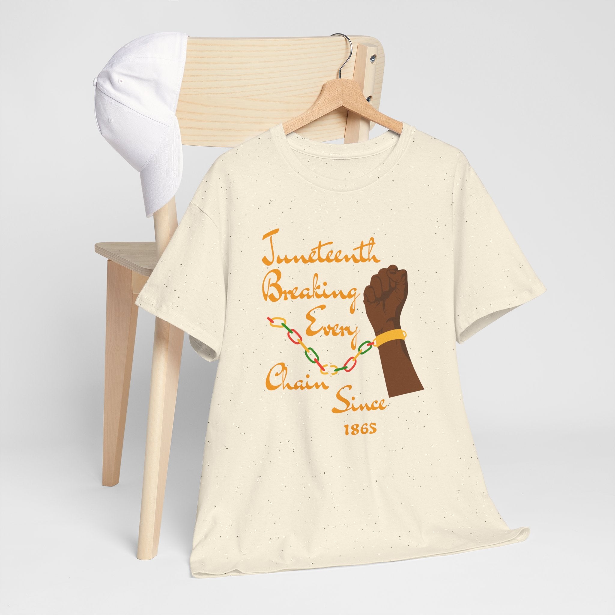 Juneteenth Freedom Tee — "Breaking Every Chain Since 1865"