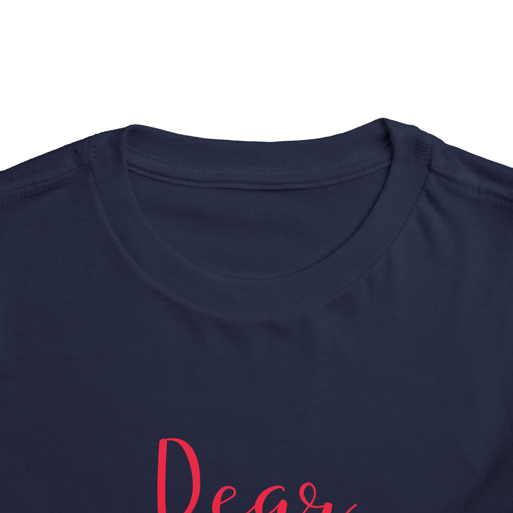 Dear Santa I've Been Good-ish Christmas Toddler Short Sleeve Tee