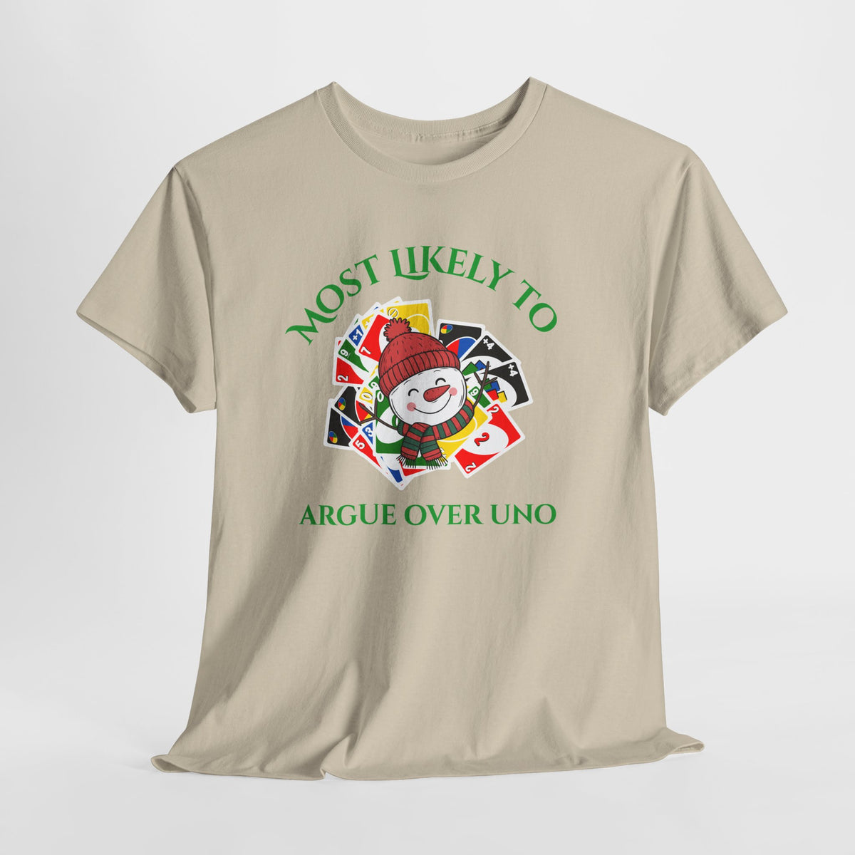 Most Likely to Argue Over Uno Christmas T-Shirt