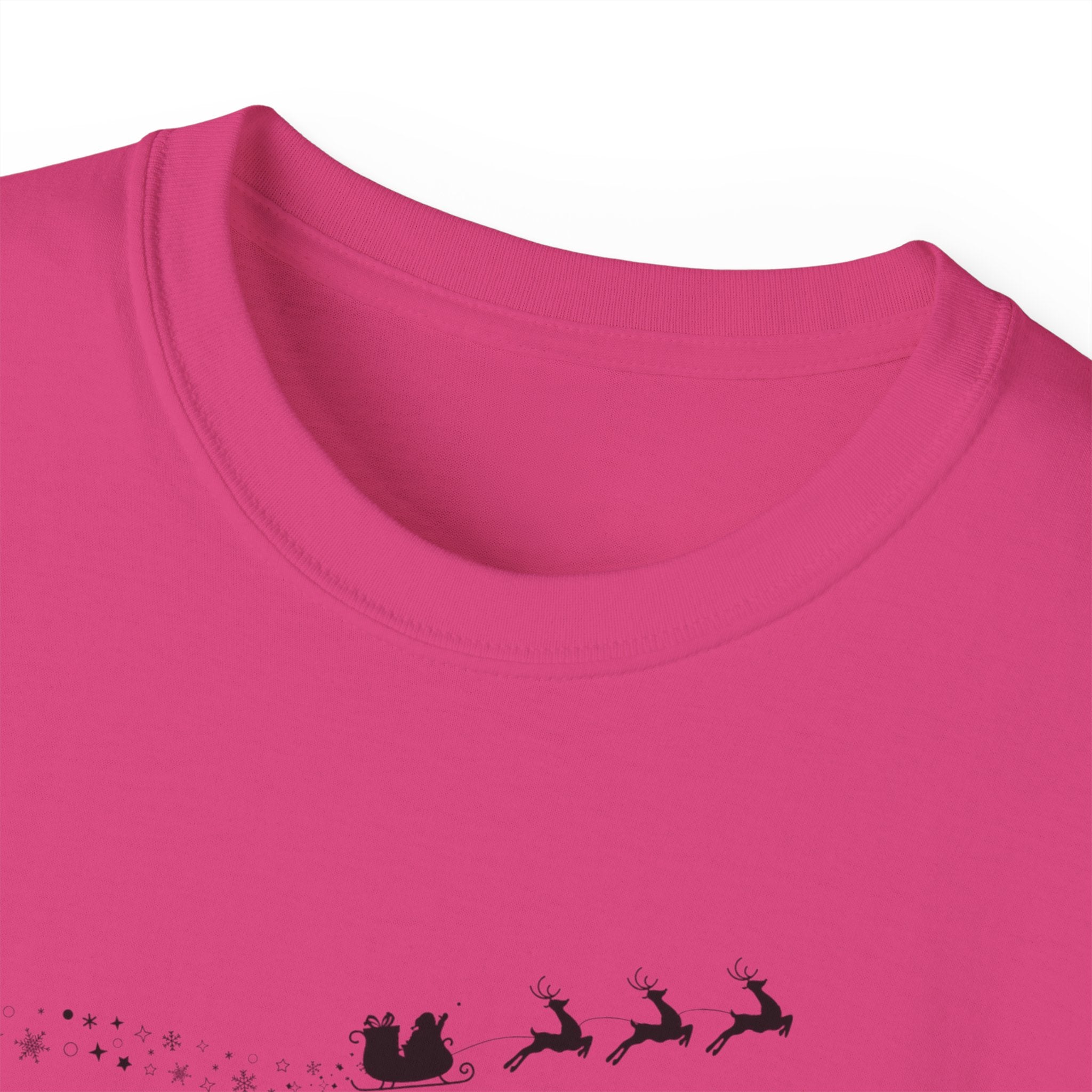 Dear Santa TikTok made me... Meme Lovers Tee - Festive Unisex Cotton T-Shirt for Christmas, Holiday Gift, Cute Santa Shirt, Seasonal Apparel