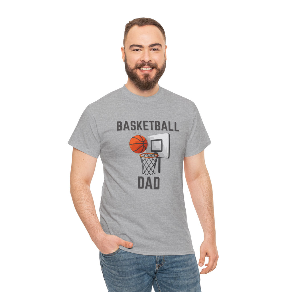 Basketball Dad T-Shirt — Dad Gift, Basketball Coach & Game Day Tee