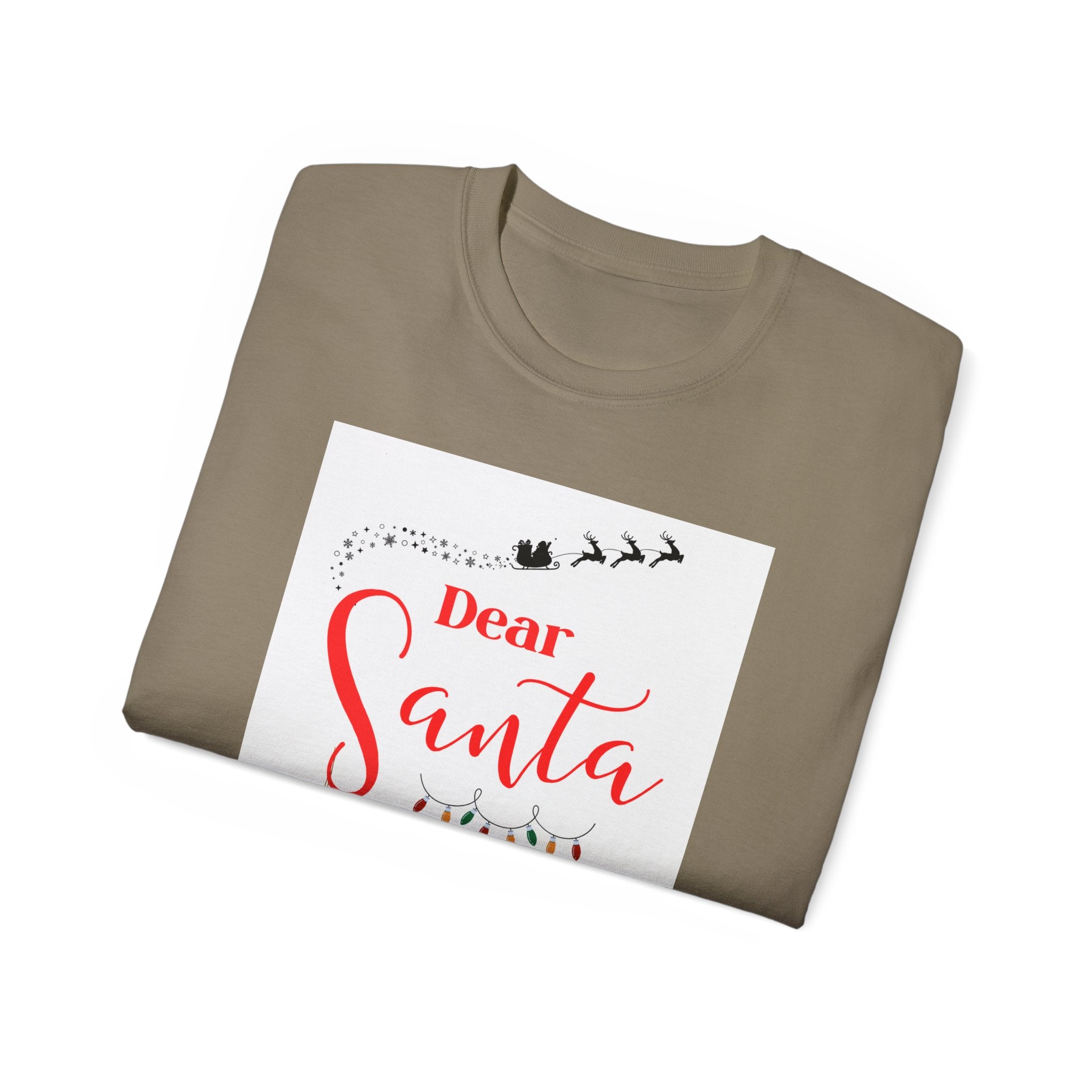 Dear Santa, Ask Alexa Ultra Cotton Tee - Funny Christmas Top, Holiday Gift, Unisex Tee, Gift for Him/Her, Family Pajama Shirt, Christmas Party Wear