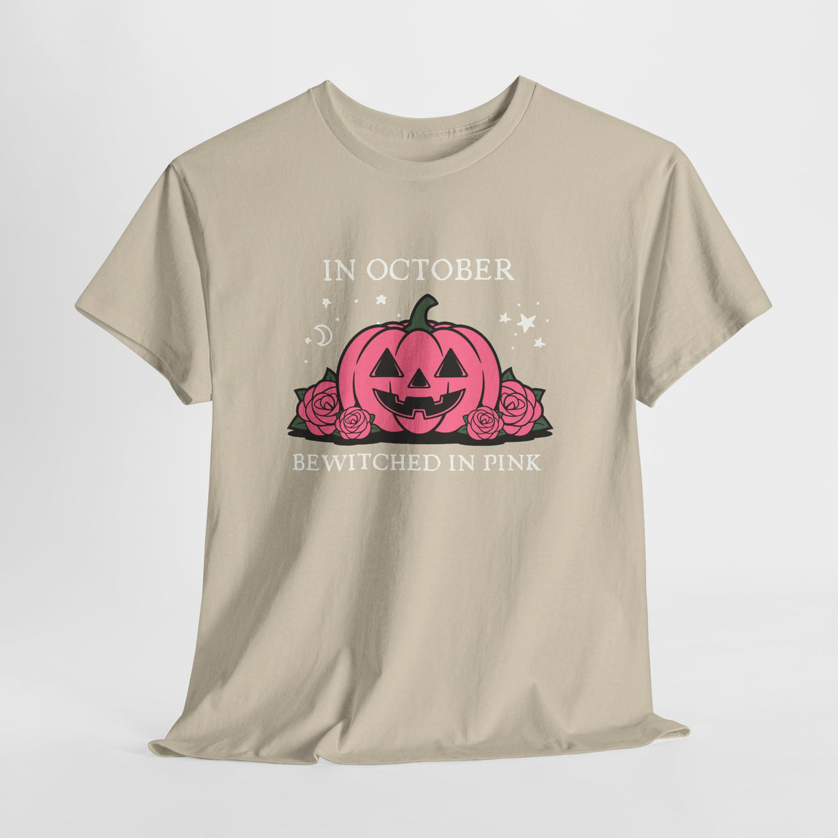 In October Bewitched in Pink Pumpkin Tee