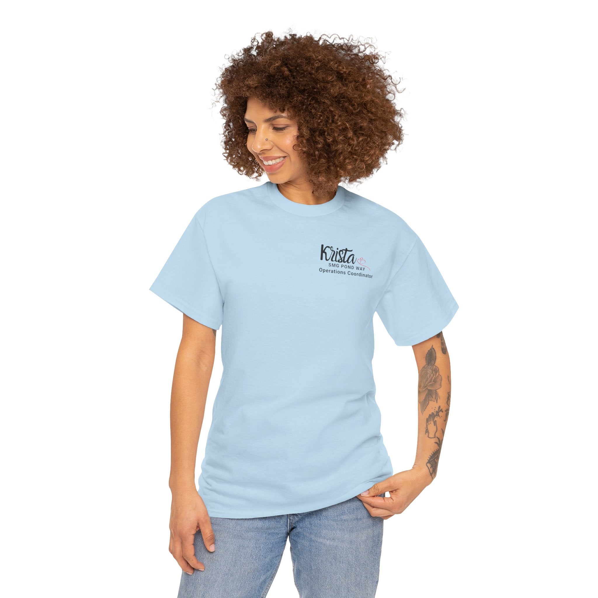 Krista with a Heart Logo Tee