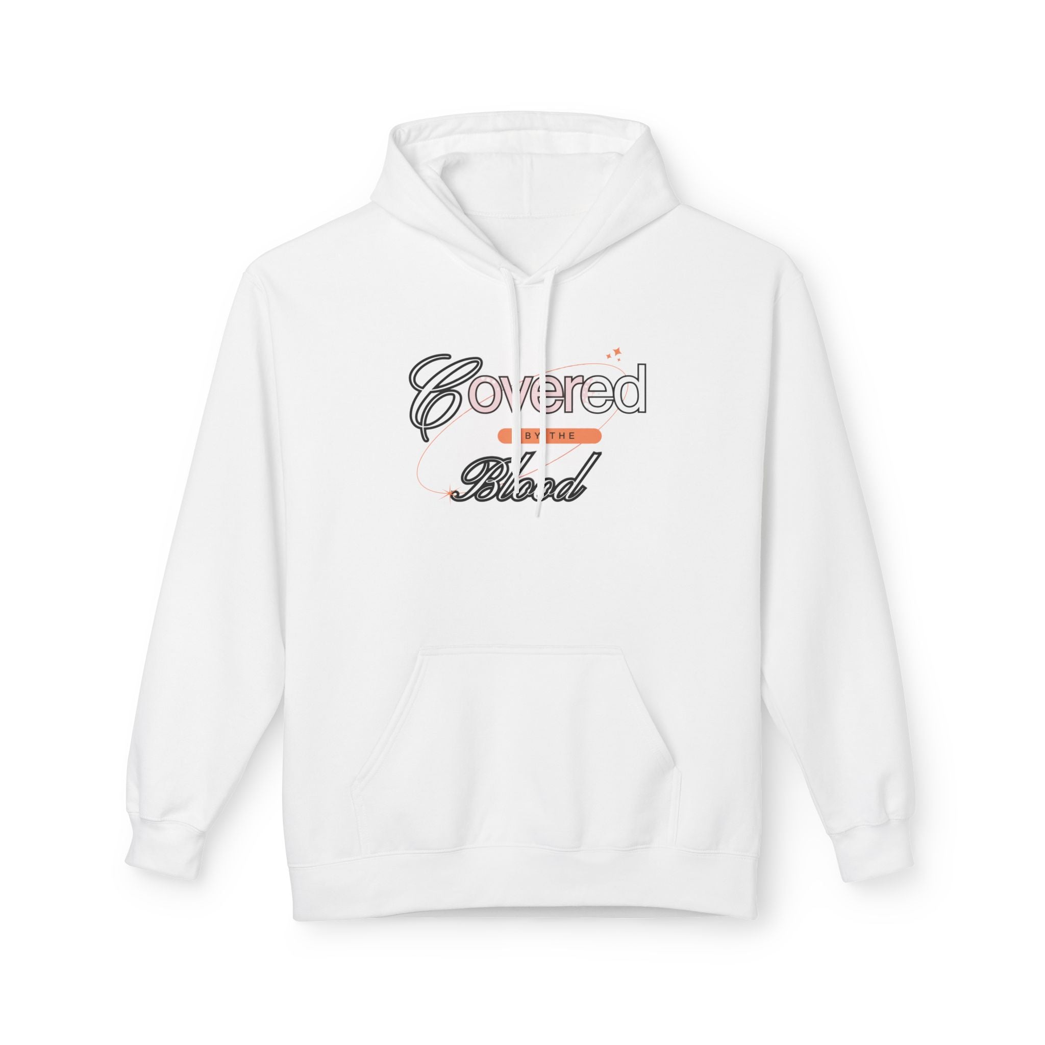Covered by the Blood Hoodie — Christian Faith Graphic Hoodie