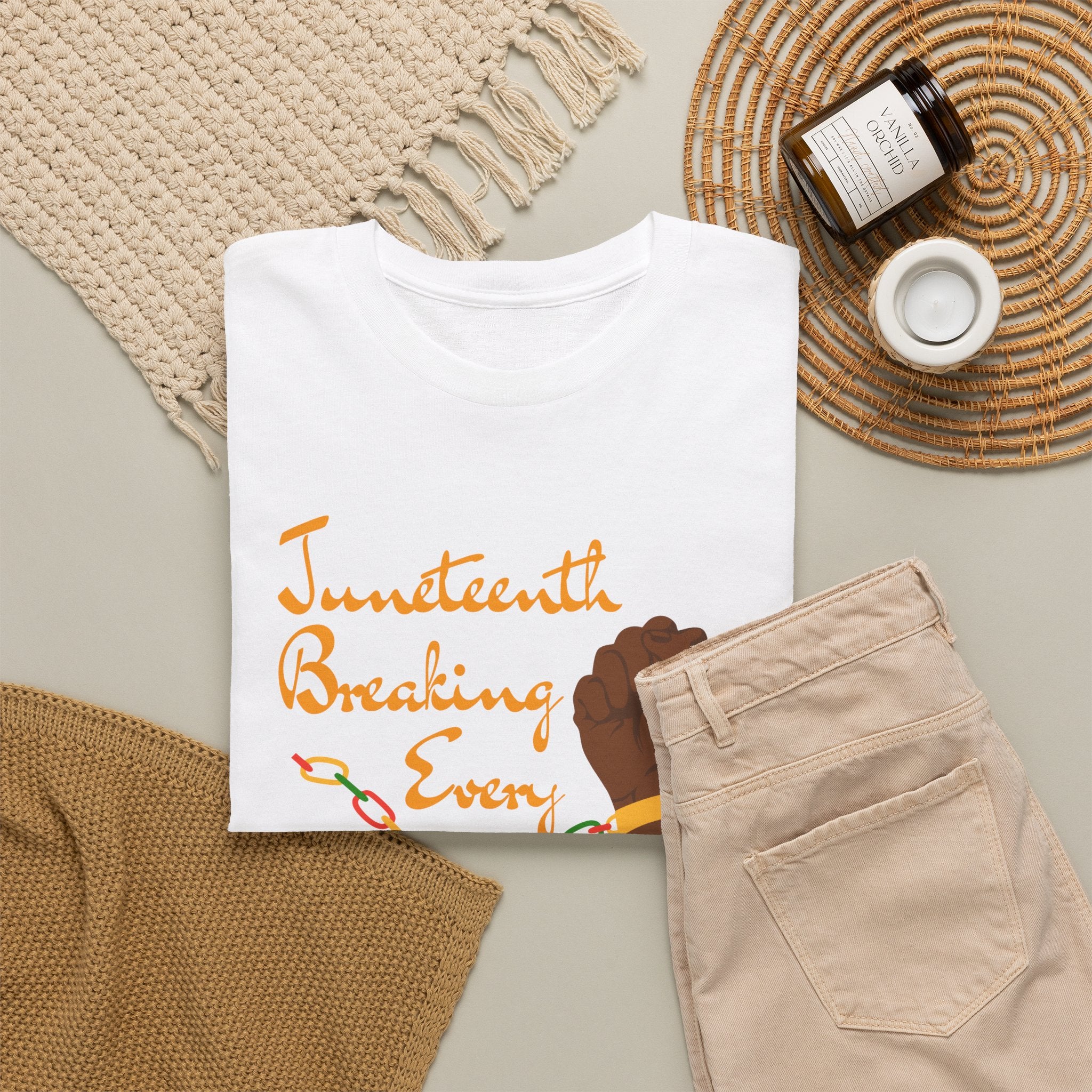 Juneteenth Freedom Tee — "Breaking Every Chain Since 1865"