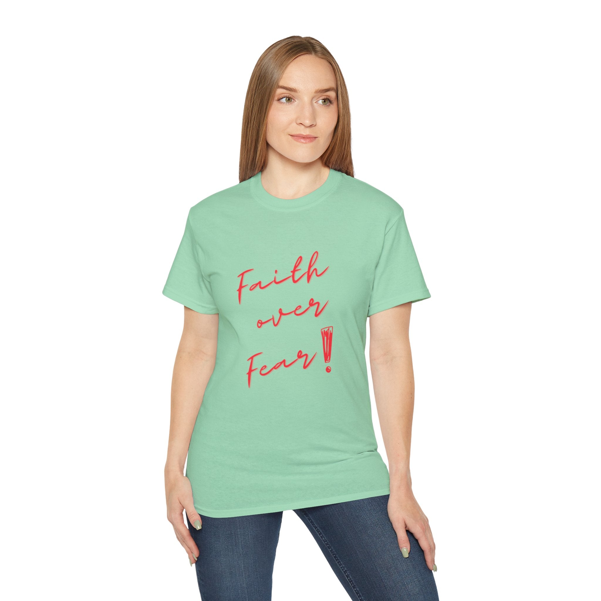 Faith Over Fear T‑Shirt — Inspirational Christian Tee
