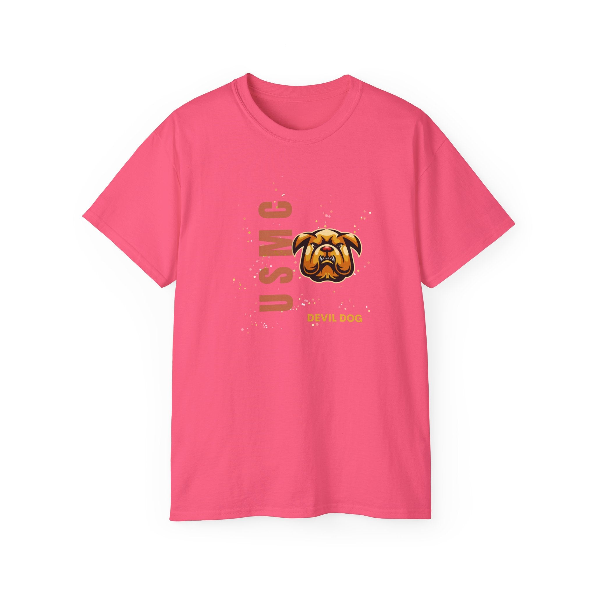 USMC Jarhead Bulldog T‑Shirt — Marine Corps Vertical Logo Tee