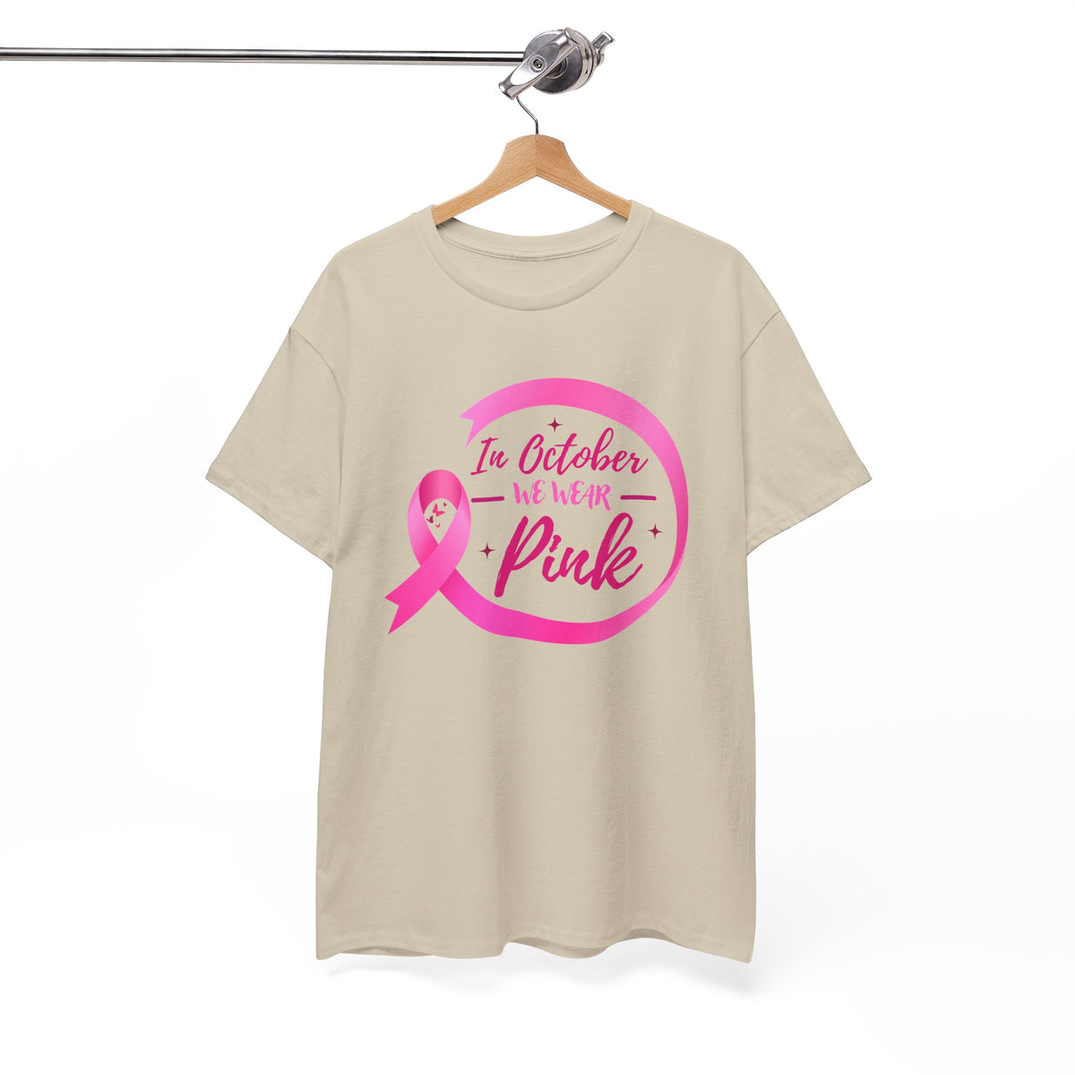 Breast Cancer Awareness Tee — "In October We Wear Pink"