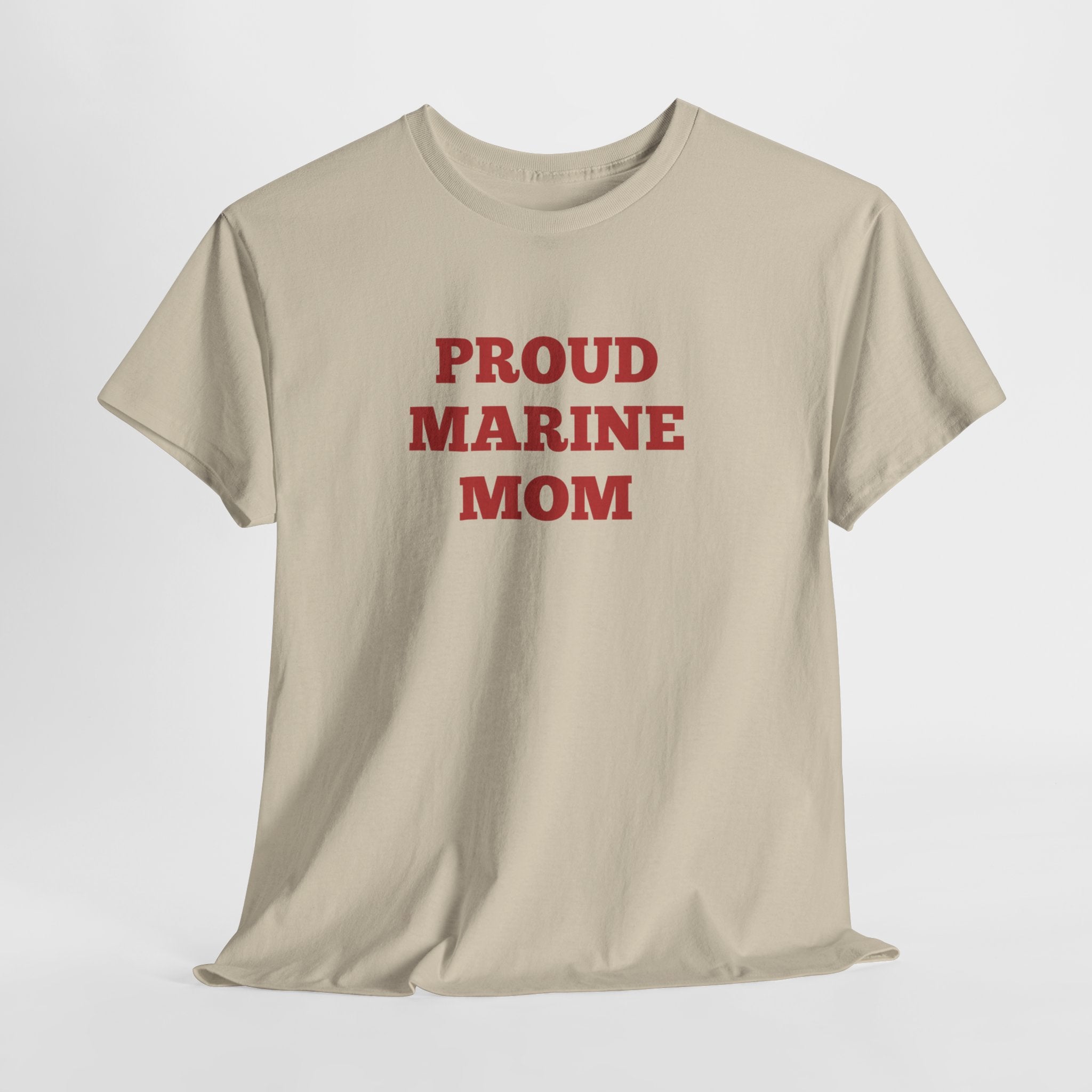 Proud Coast Guard Mom T-Shirt — Military Mom Gift, Blue Text Tee