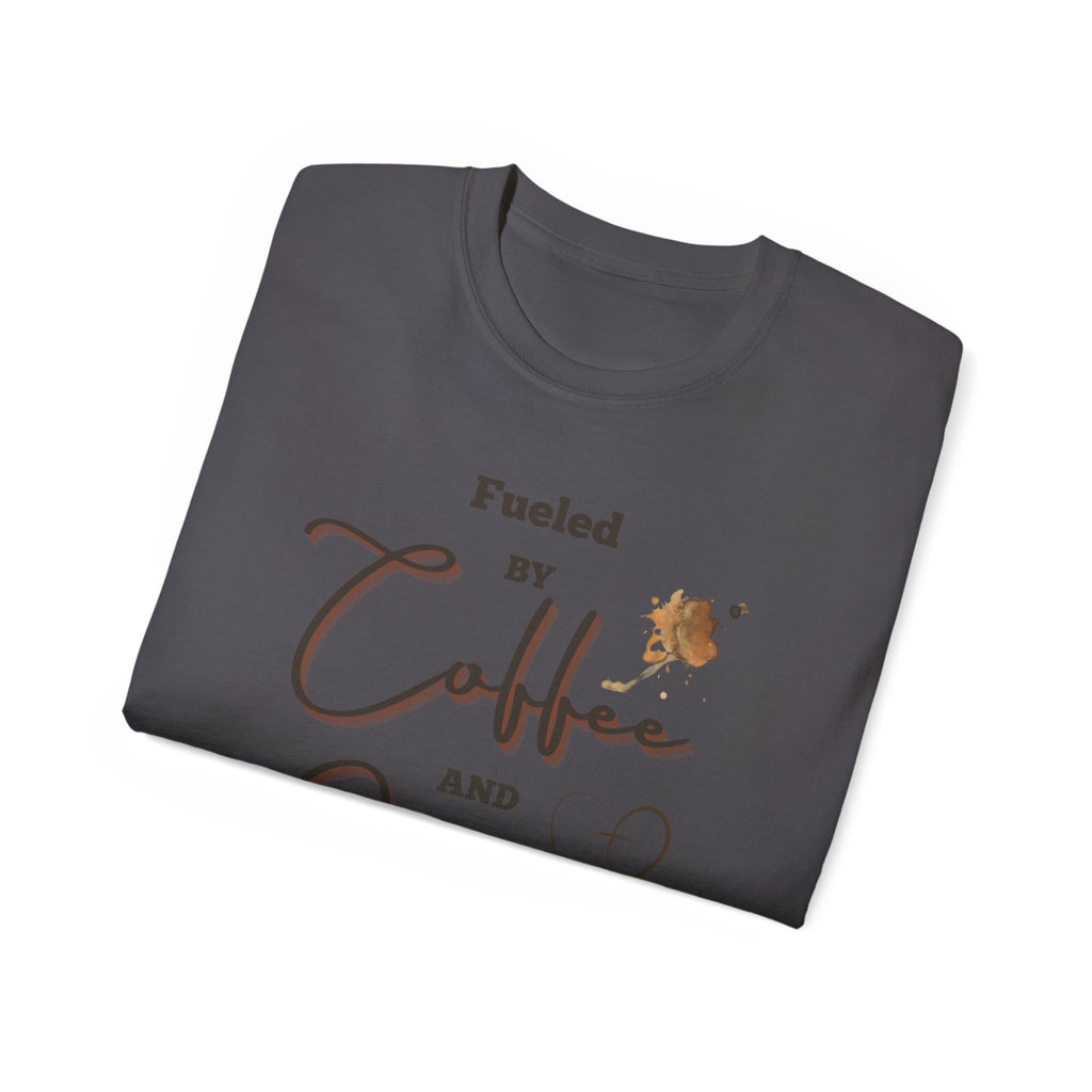 Coffee and Jesus T‑Shirt — "Fueled by Coffee and Jesus" Faith Graphic Tee