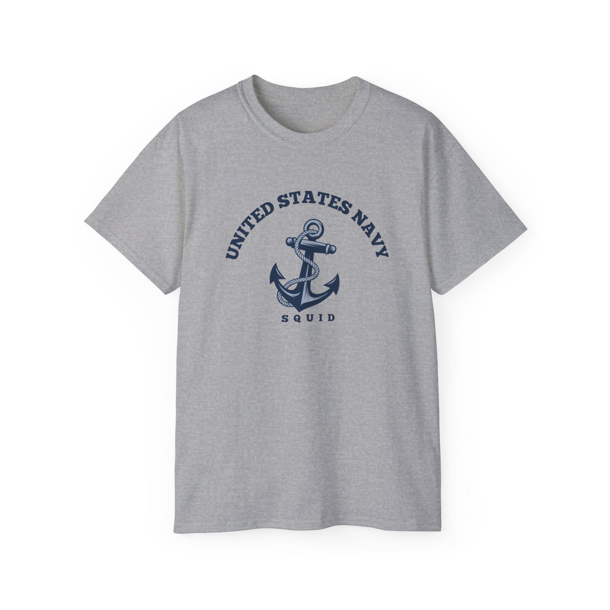 United States Navy Anchor Tee — "Squid" Graphic Cotton T-Shirt