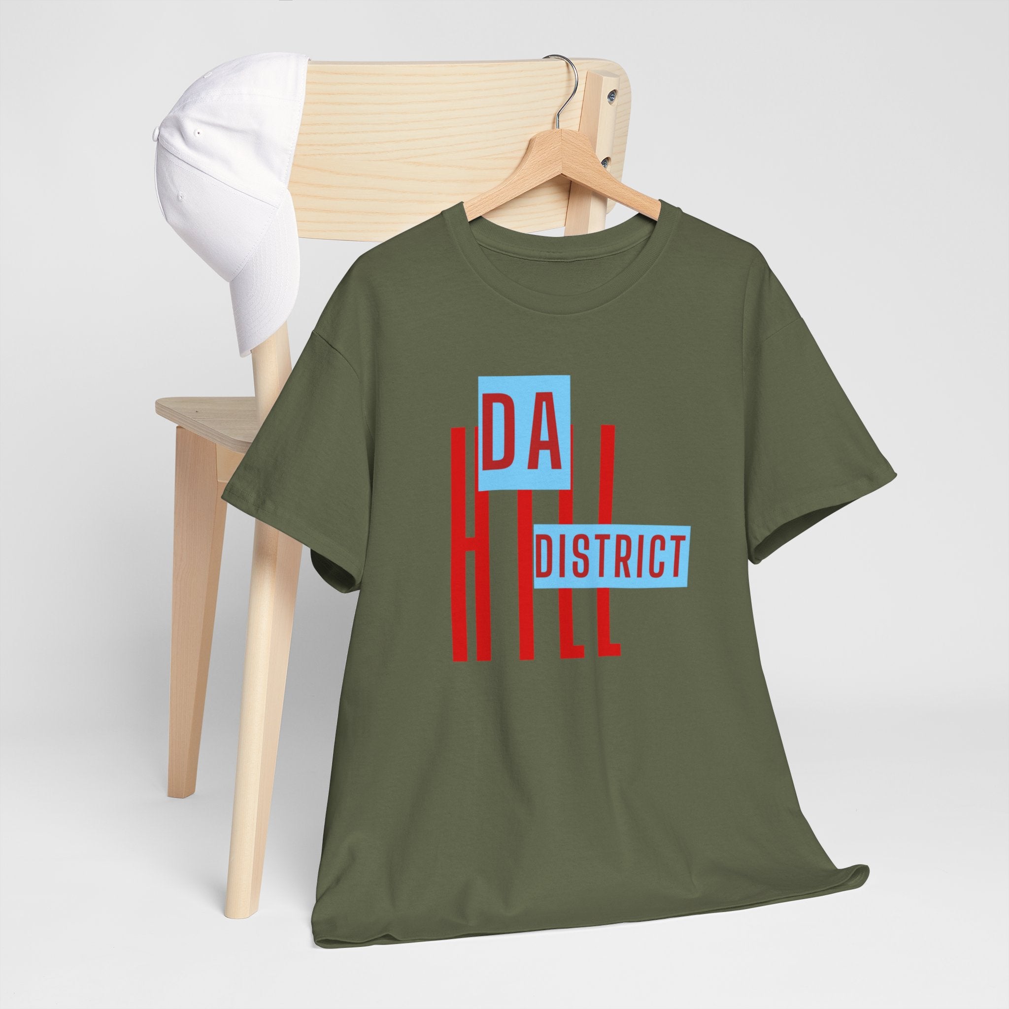Hill District Retro Logo T‑Shirt — "Da Hill District" Pittsburgh Pride Tee