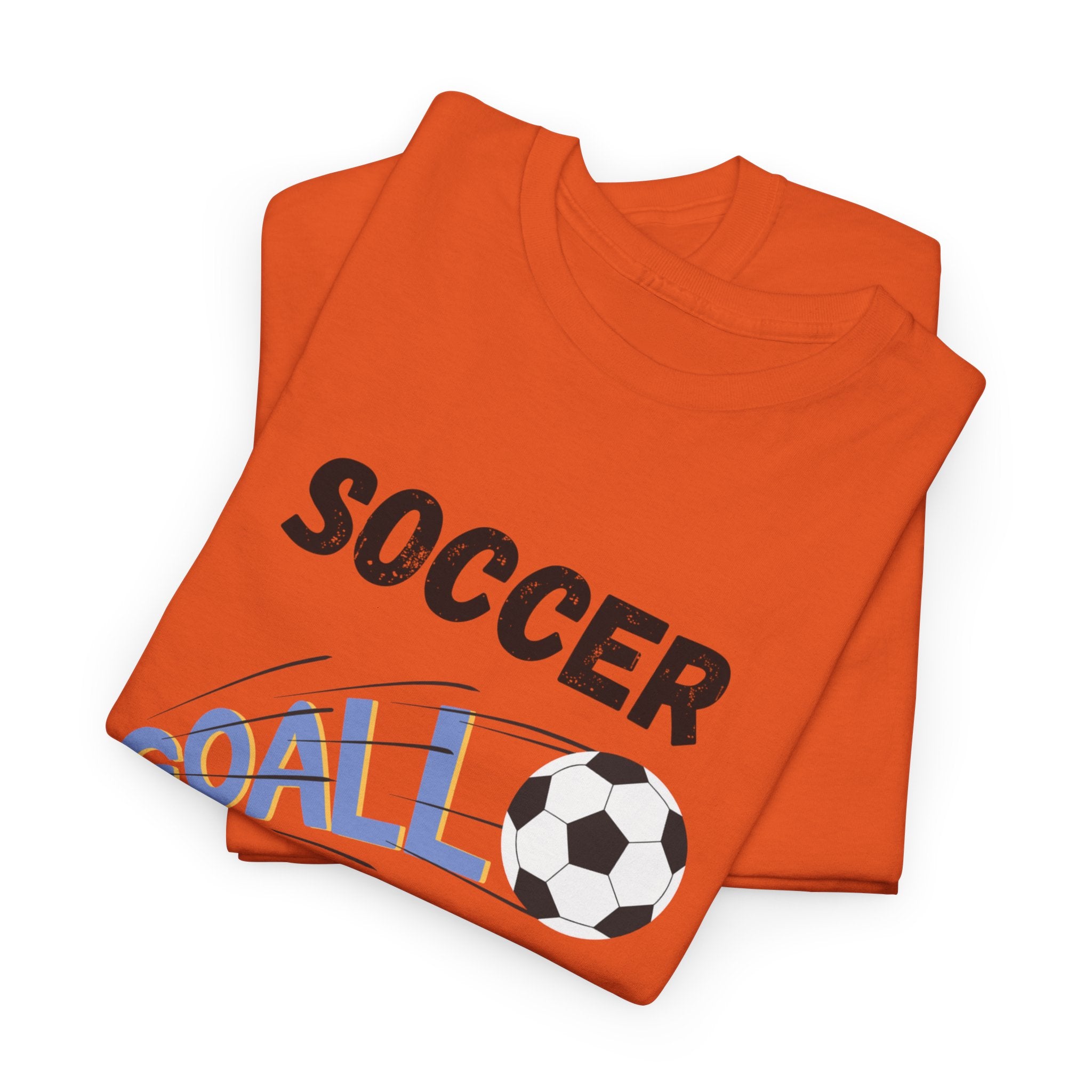 Soccer Mom T‑Shirt — 'Soccer Goal!' Graphic Tee with Soccer Ball