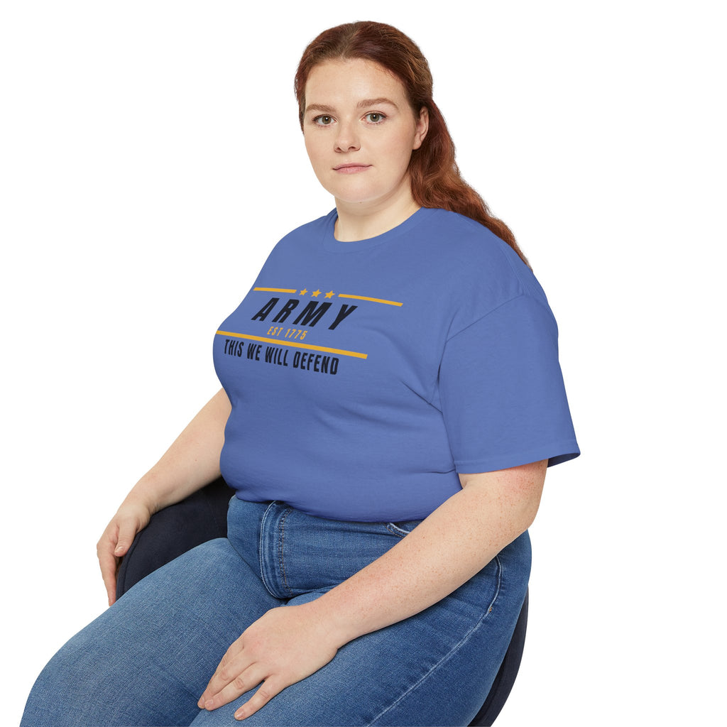 Army This We Will Defend Tee — Patriotic Military Cotton T-Shirt