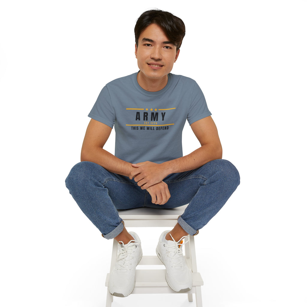 Army This We Will Defend Tee — Patriotic Military Cotton T-Shirt