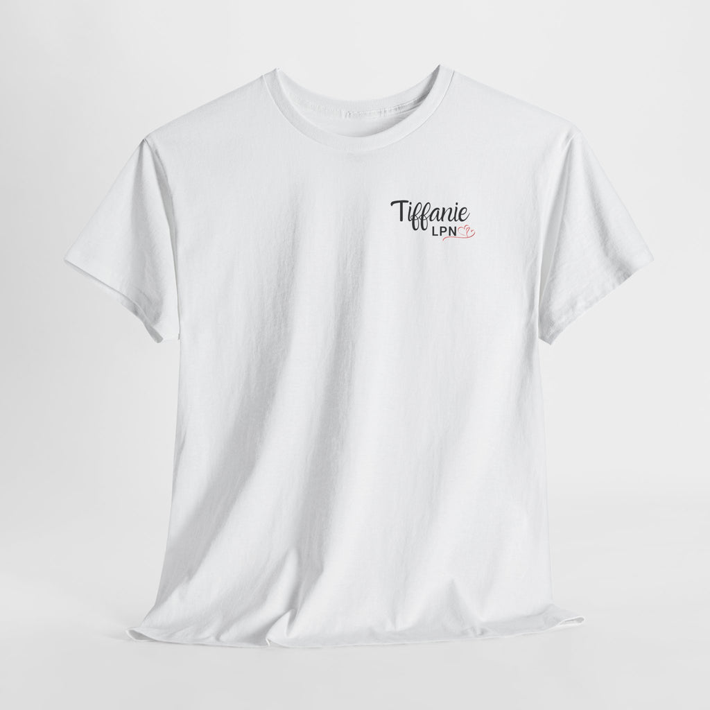 T-Shirt — "Tiffanie LPN" Minimalist Nurse Tee
