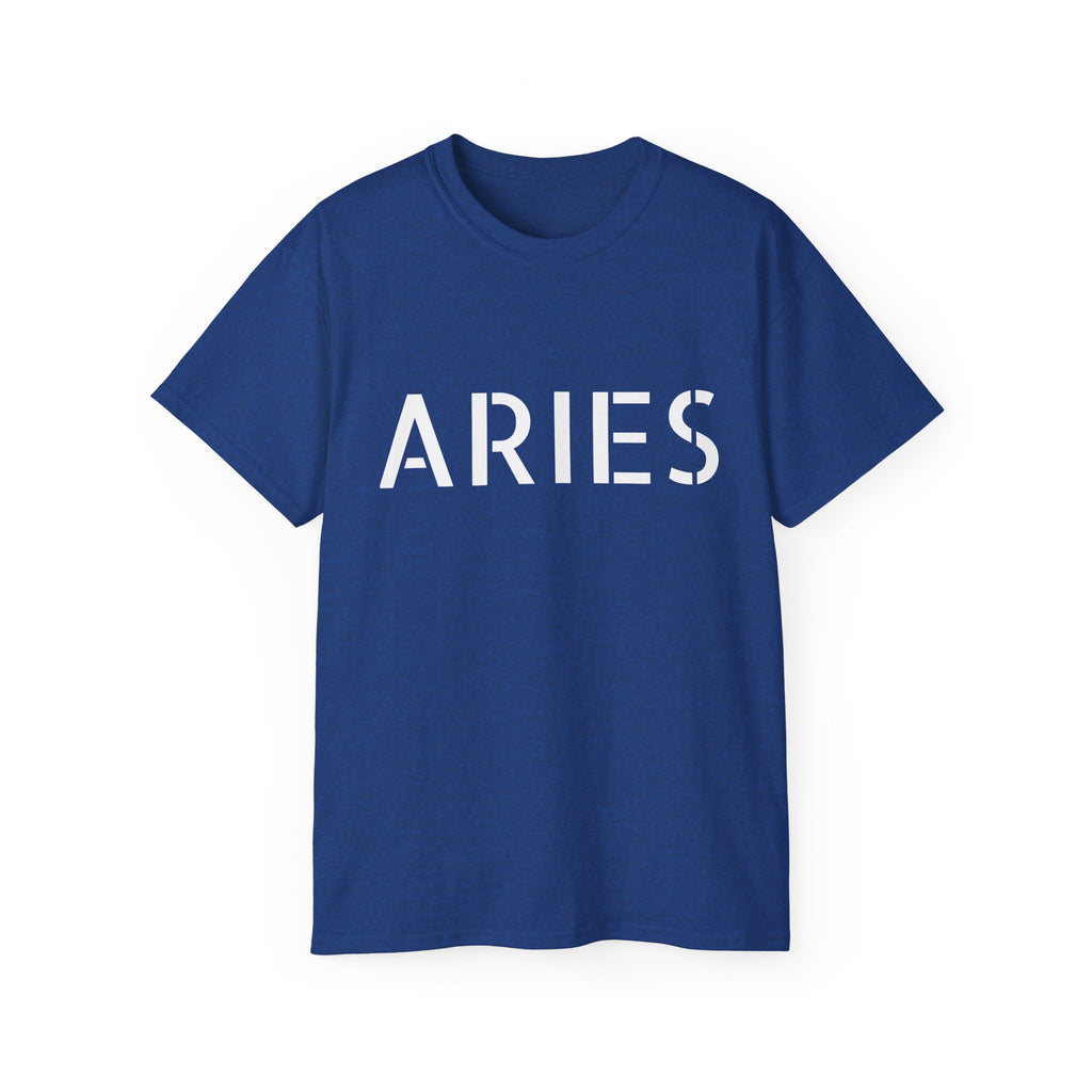 Aries Zodiac Unisex Ultra Cotton Tee - Astrology Apparel
