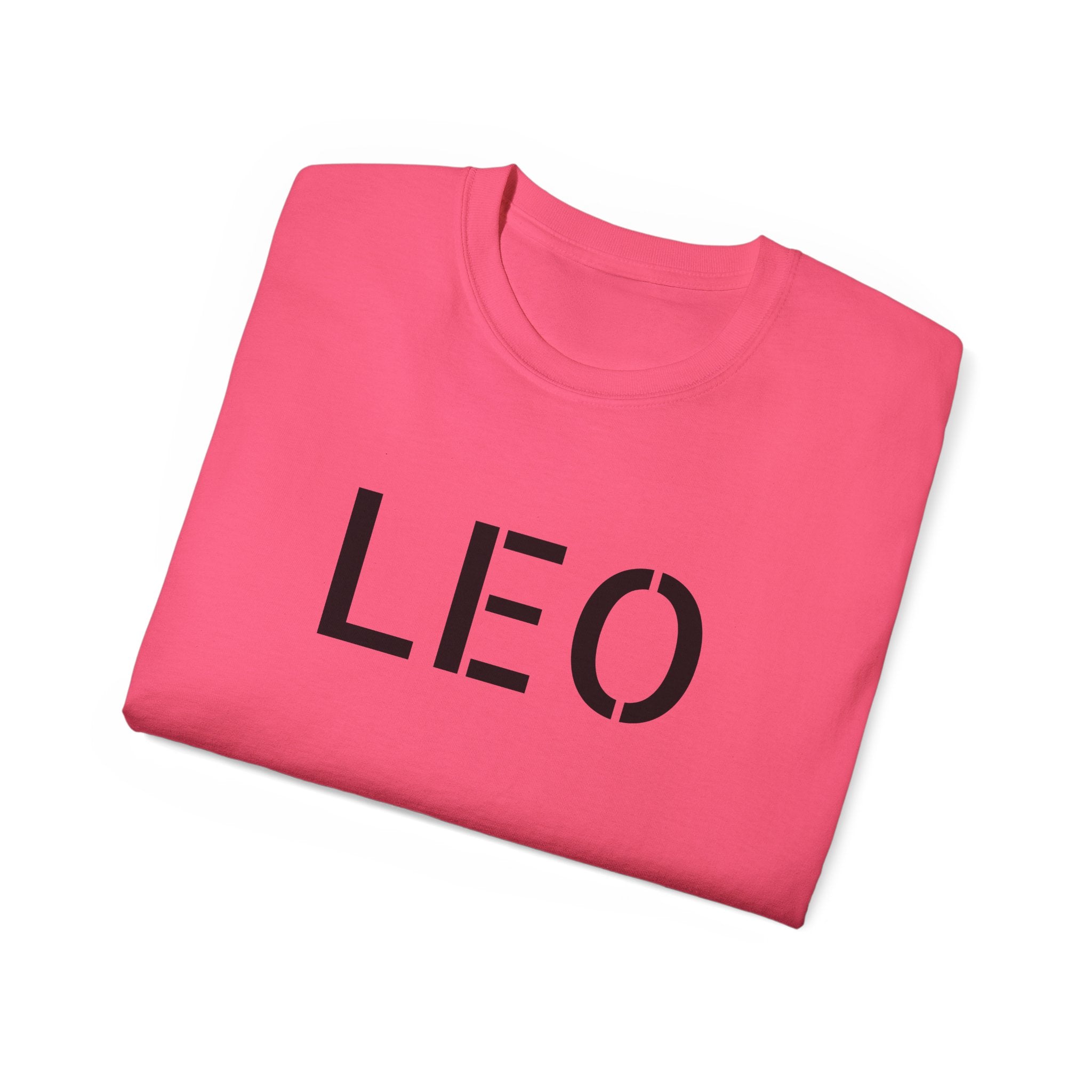 Leo Zodiac Unisex Ultra Cotton Tee - Astrology Gifts for Birthday or Everyday Wear