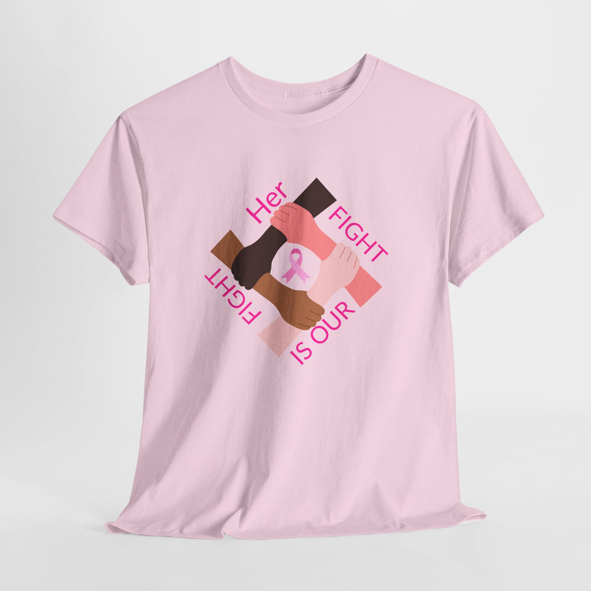 Her Fight Is Our Fight Breast Cancer Awareness T-Shirt