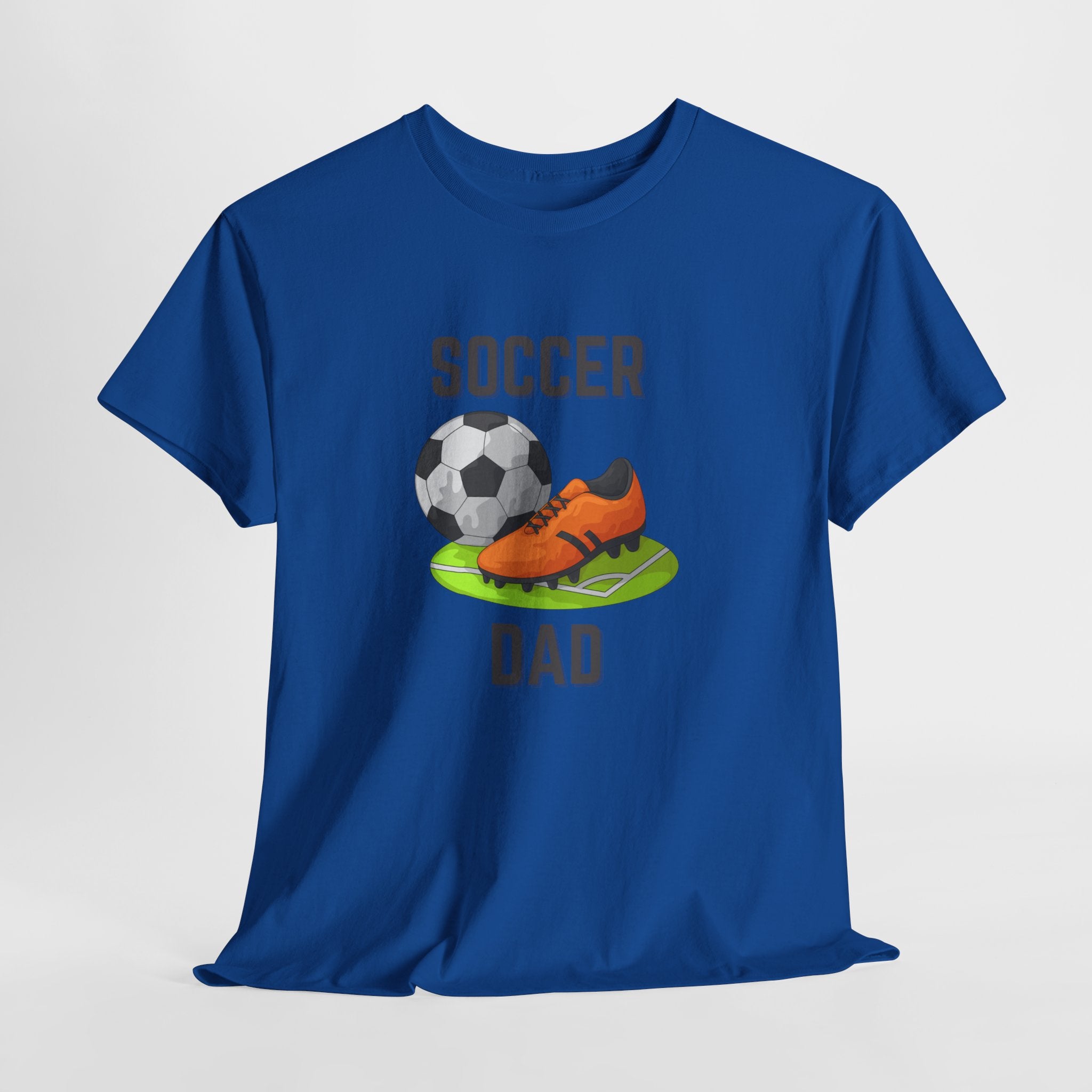 Soccer Dad T-Shirt – Graphic Soccer Ball & Cleat Tee, Father’s Day Gift