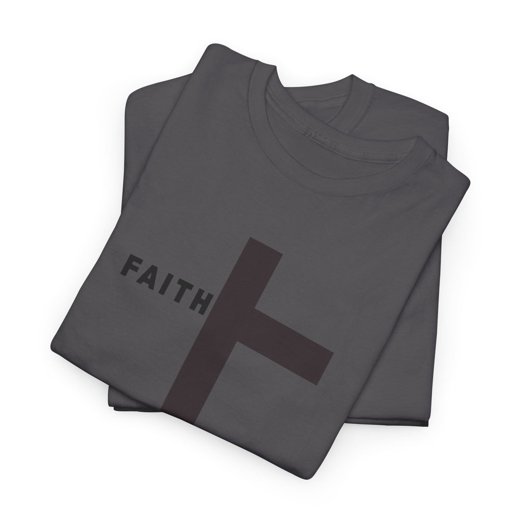 Faith Cross T‑Shirt — Minimal Christian Tee