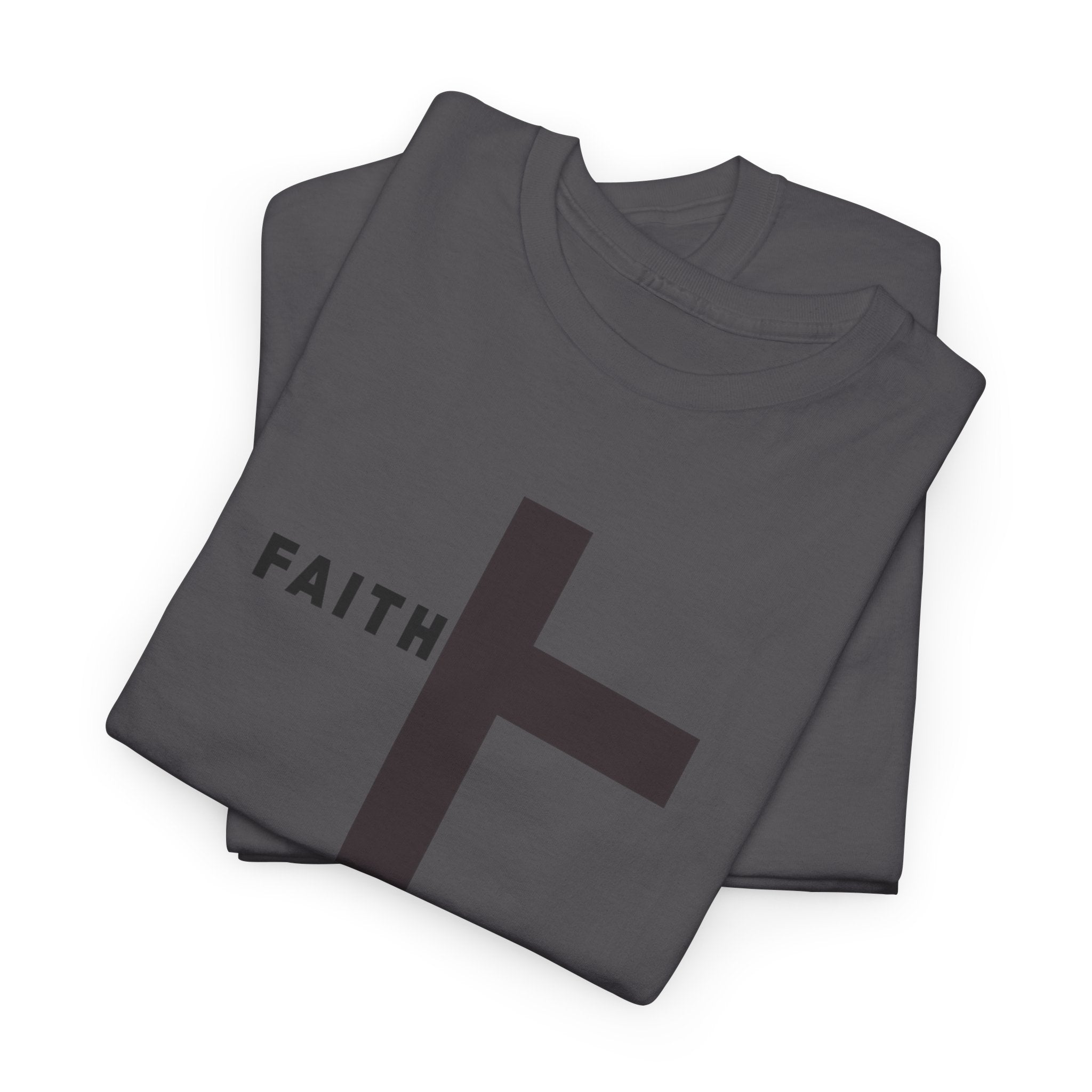 Faith Cross T‑Shirt — Minimal Christian Tee