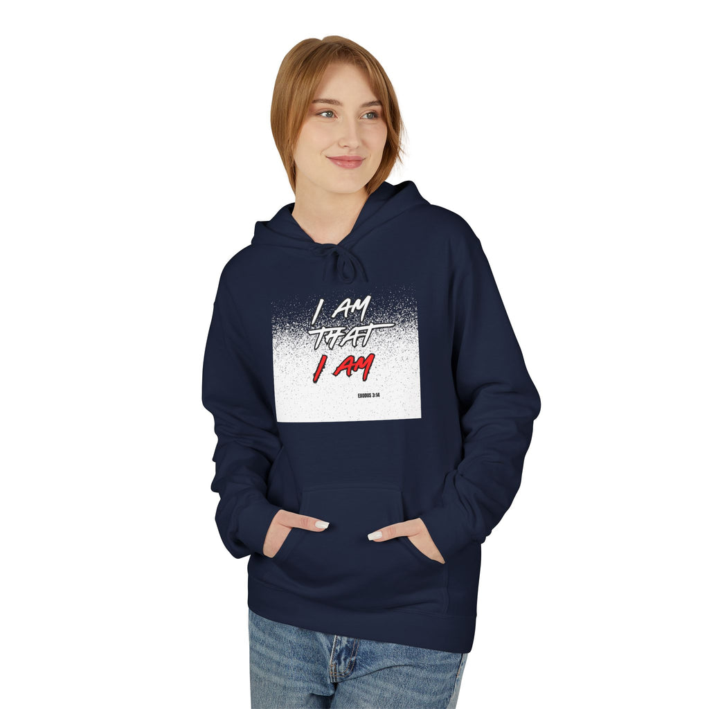 Hoodie — 'Lazy Today, Lady Tomorrow' Minimal Script Hoodie (White)