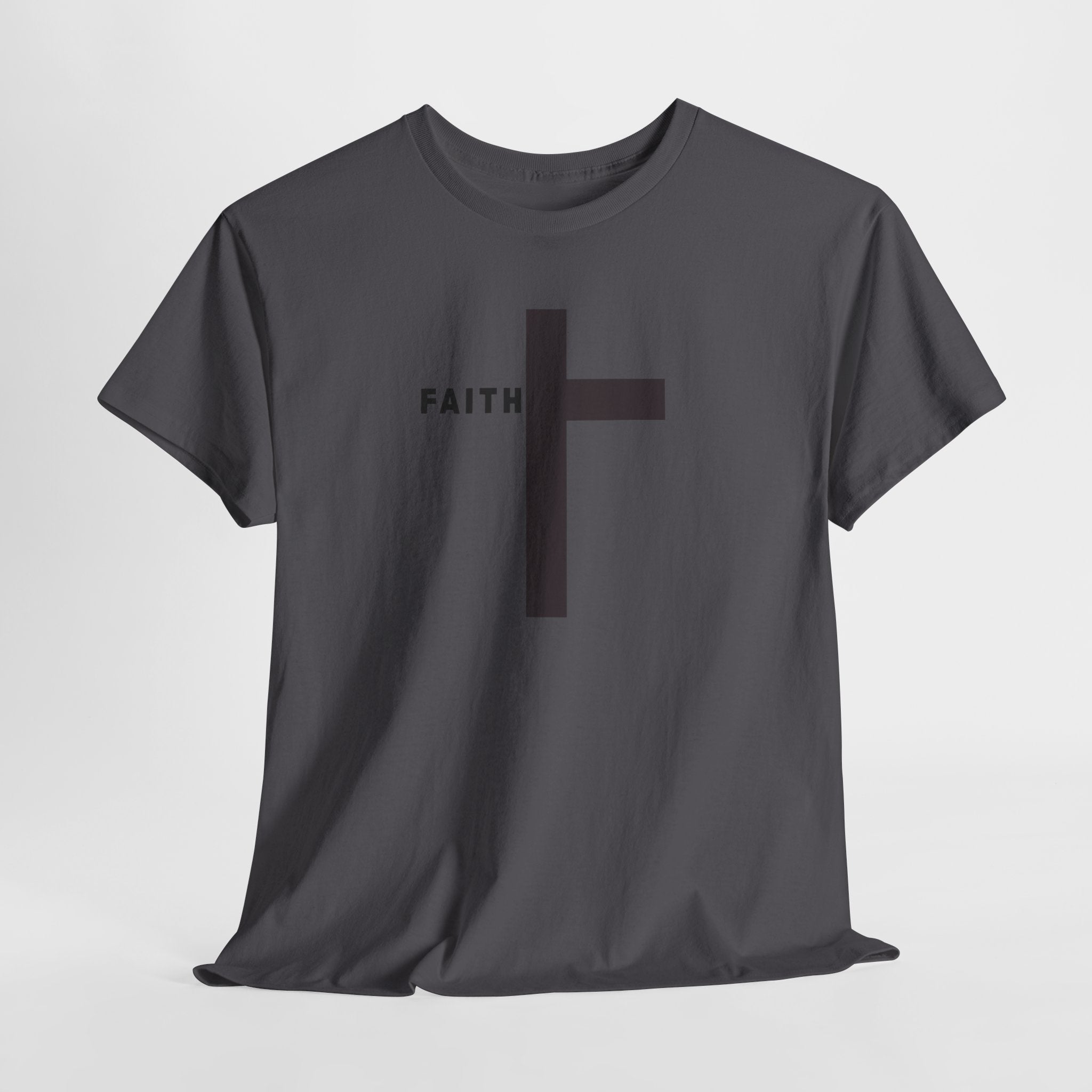 Faith Cross T‑Shirt — Minimal Christian Tee